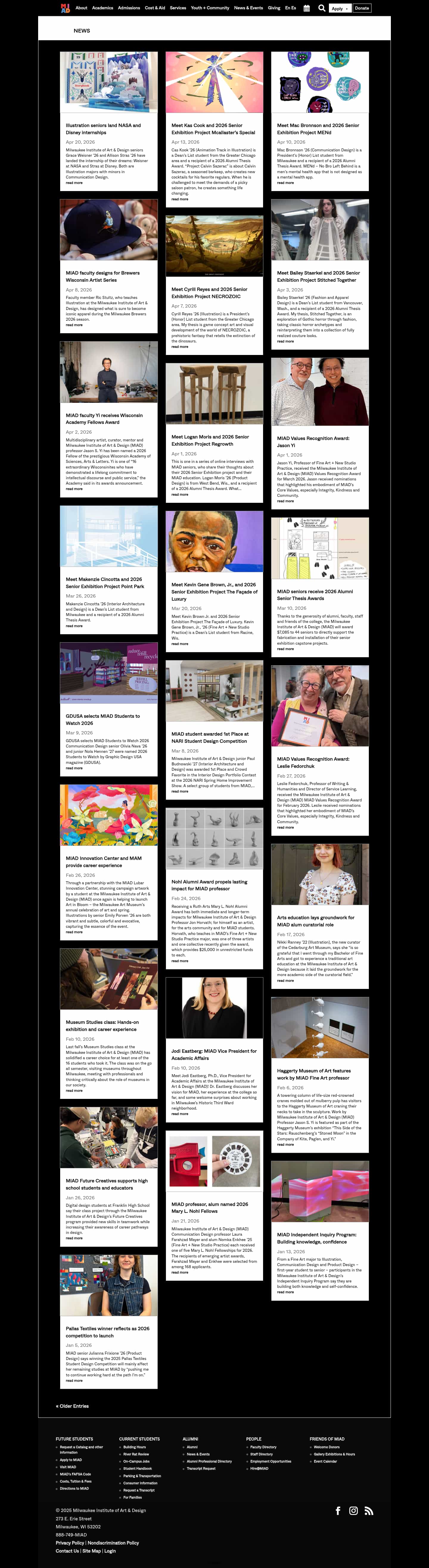 Latest website image capture