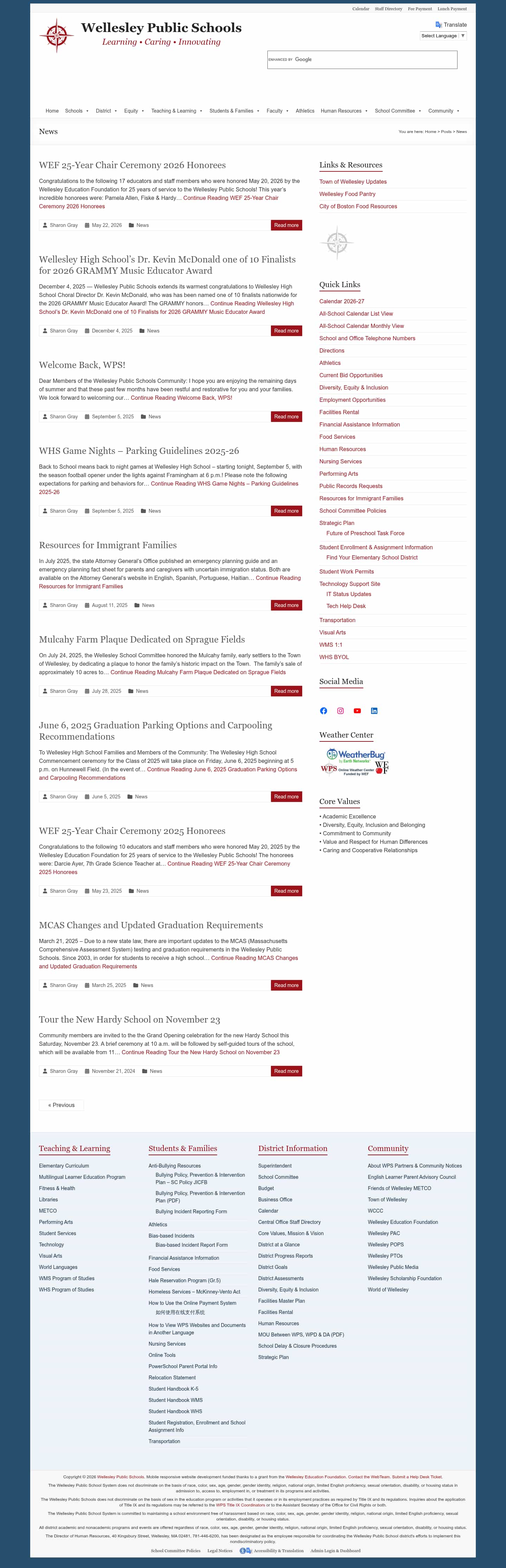 Latest website image capture