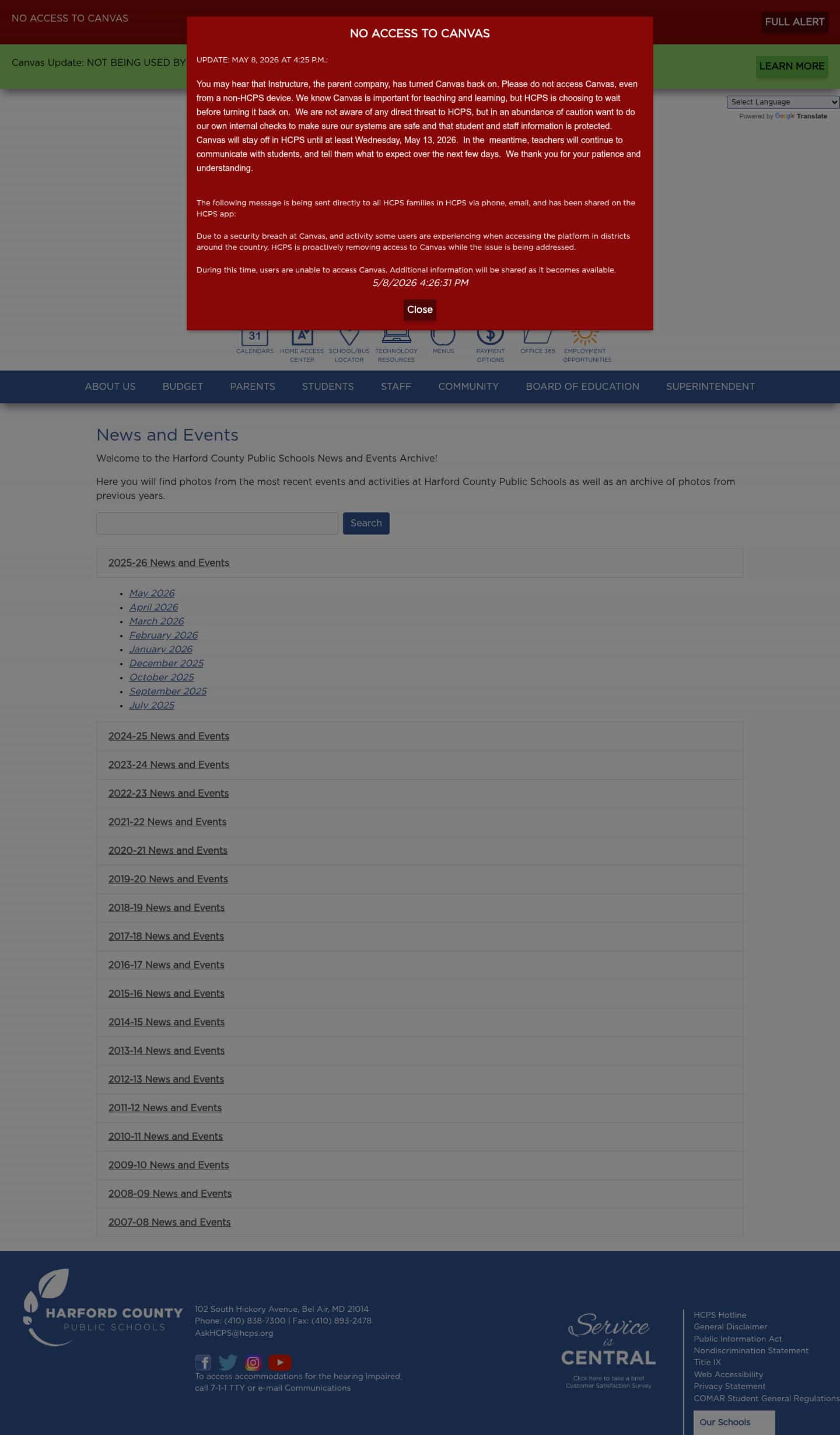 Latest website image capture