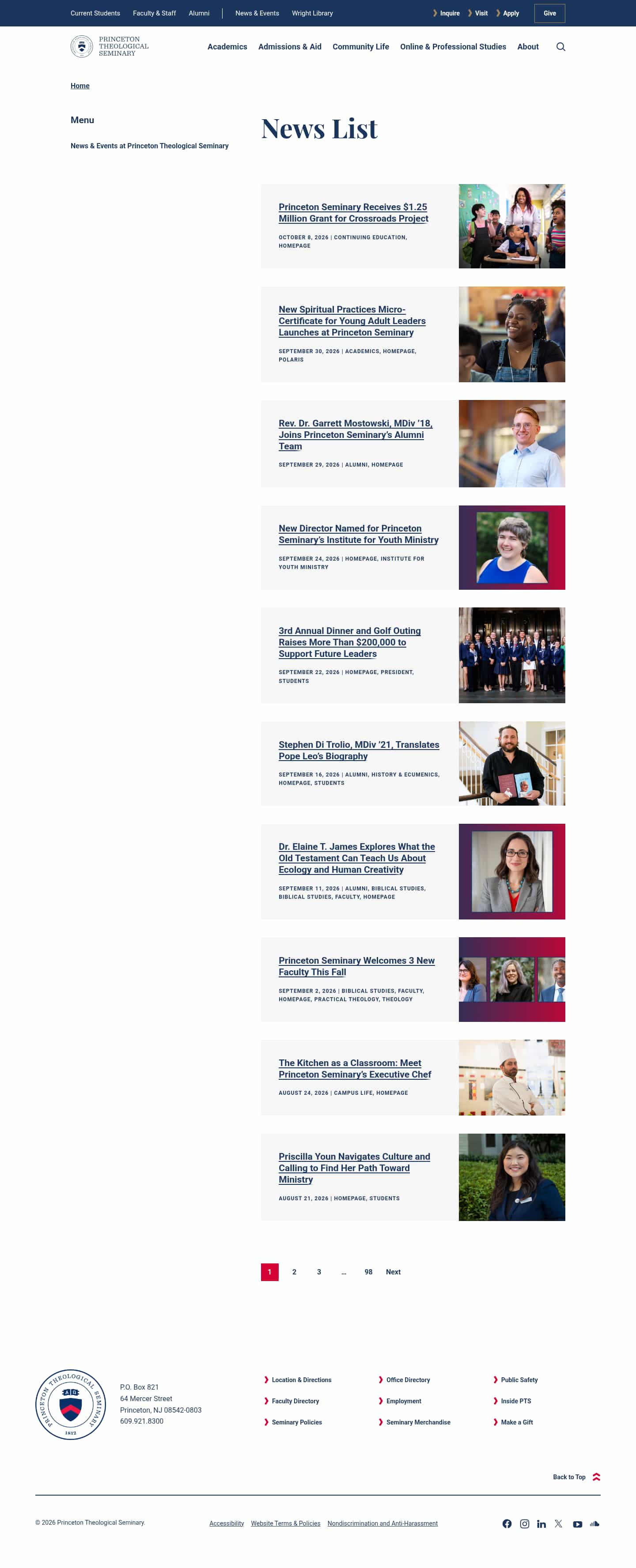 Latest website image capture