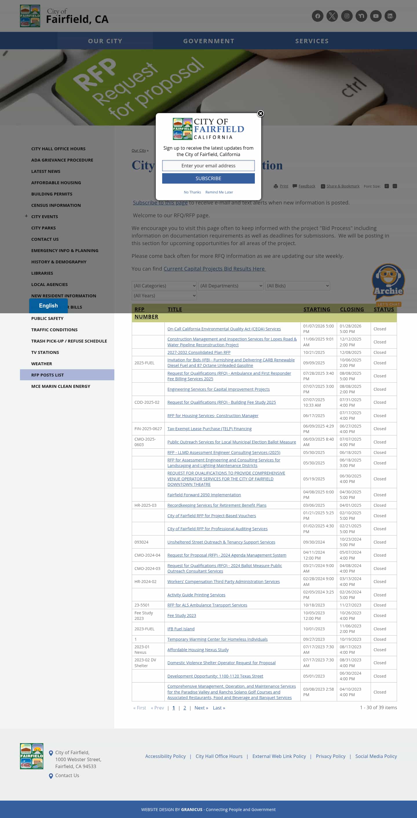 Latest website image capture