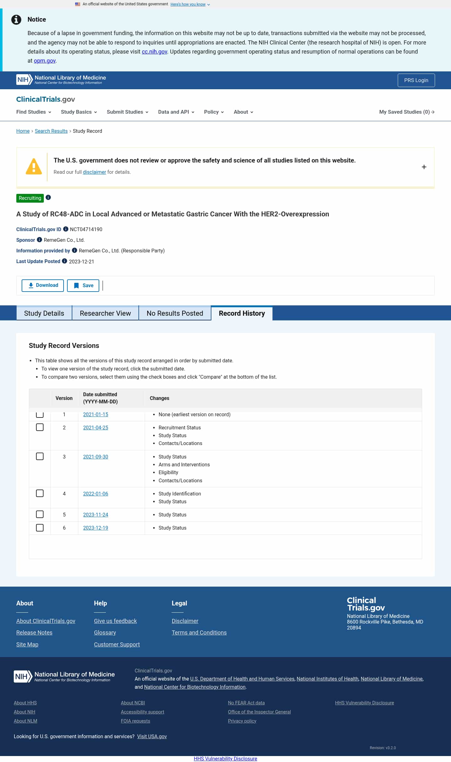 Latest website image capture