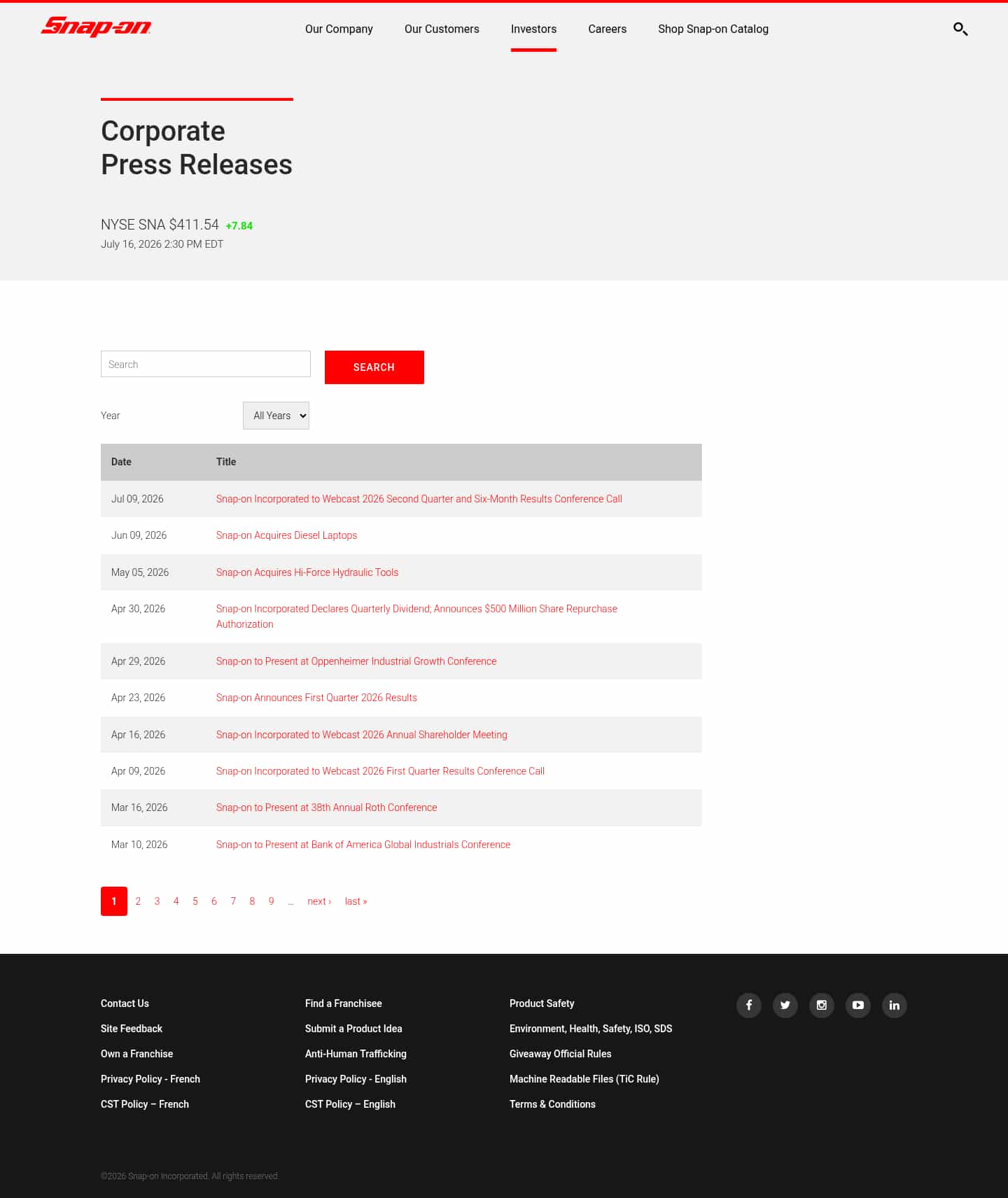 Latest website image capture
