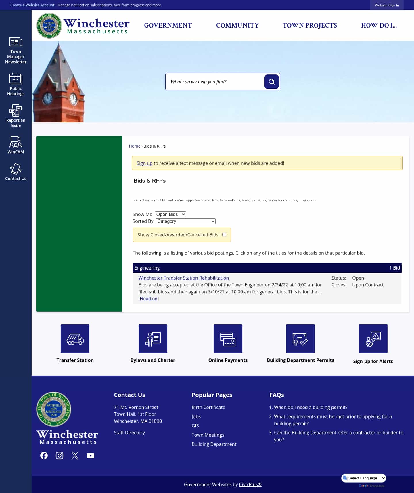 Latest website image capture