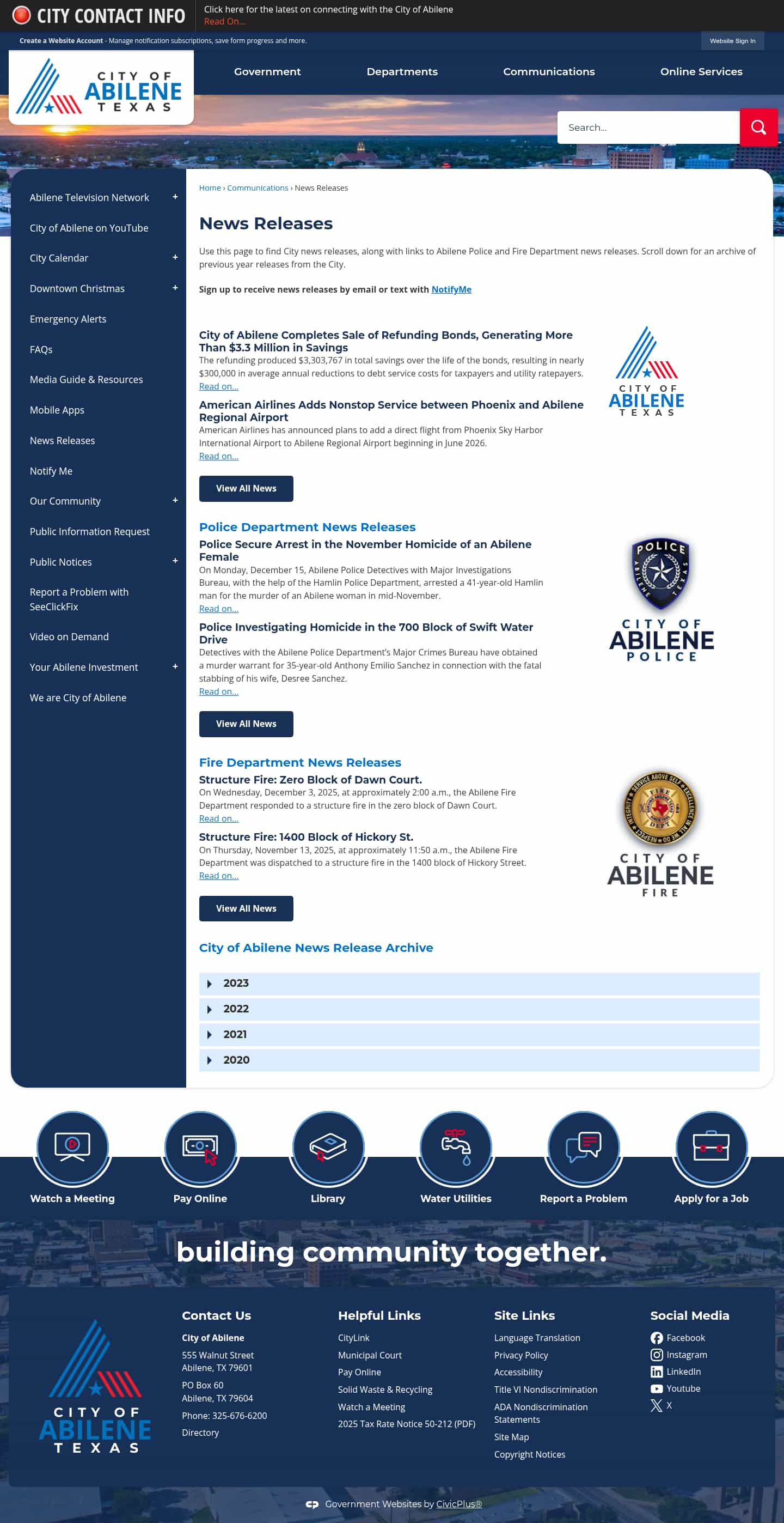 Latest website image capture