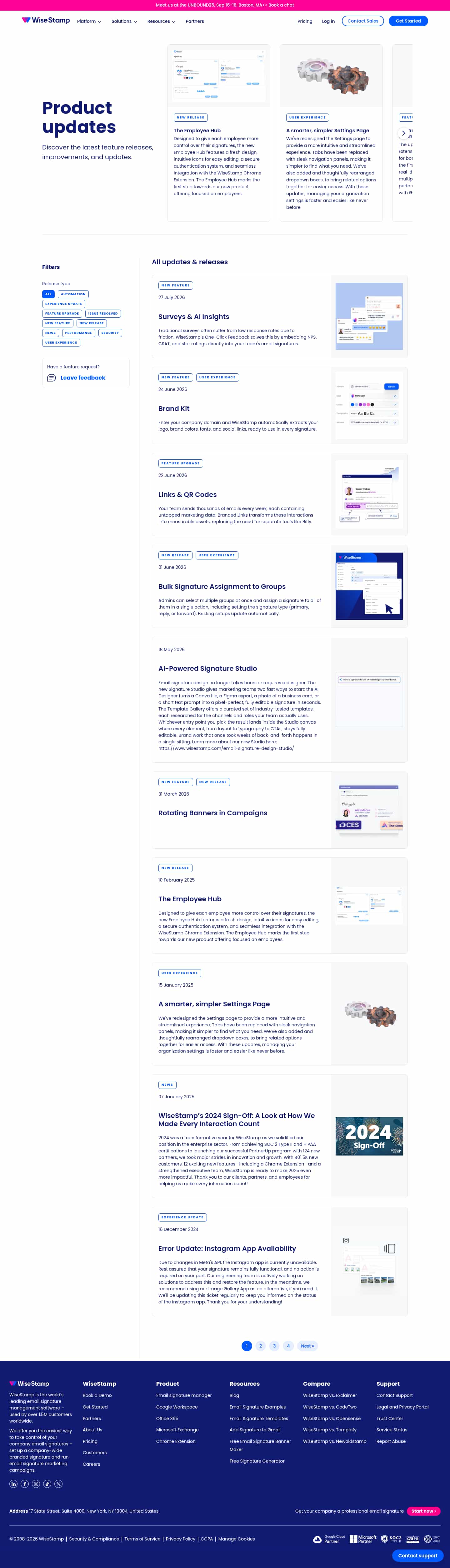 Latest website image capture