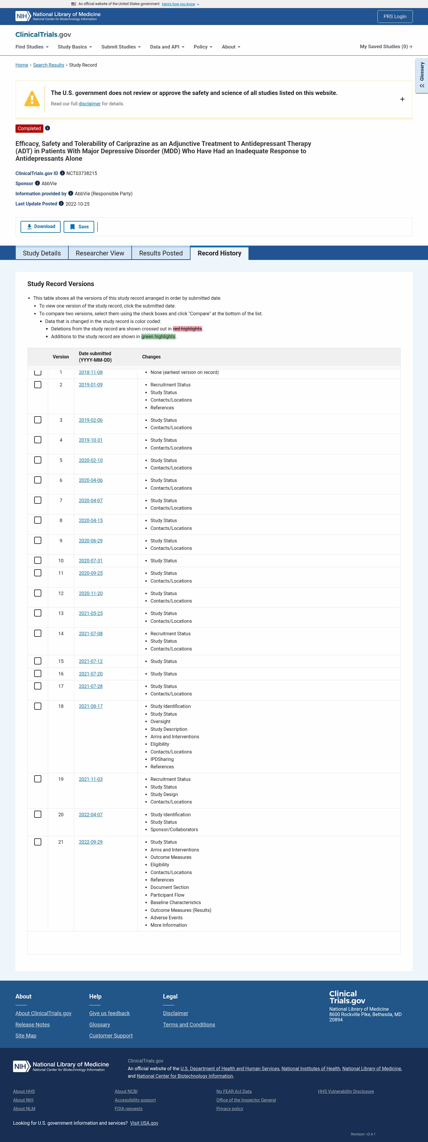 Latest website image capture