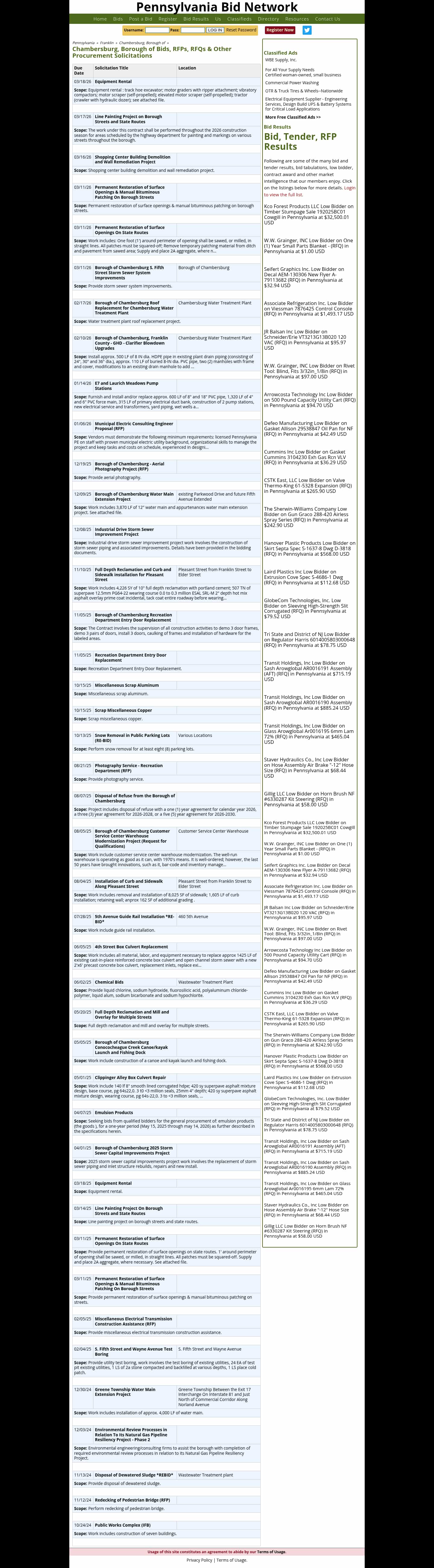 Latest website image capture