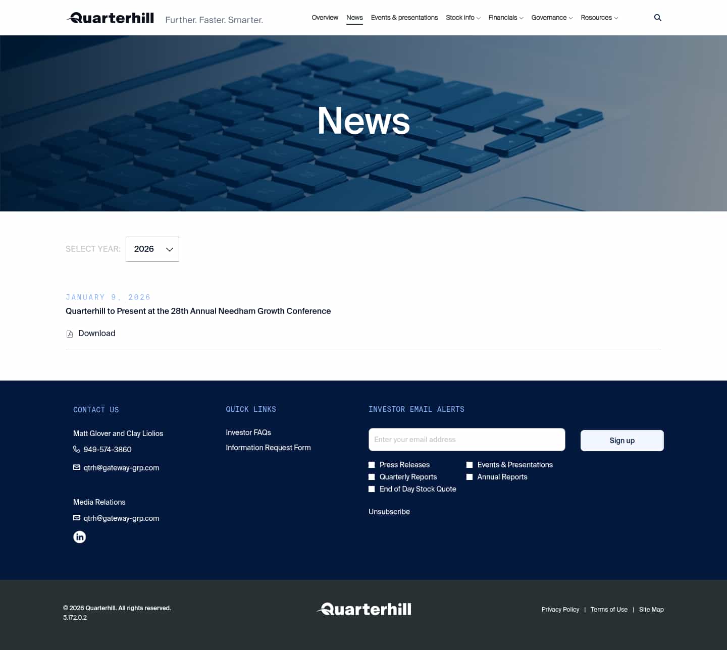 Latest website image capture