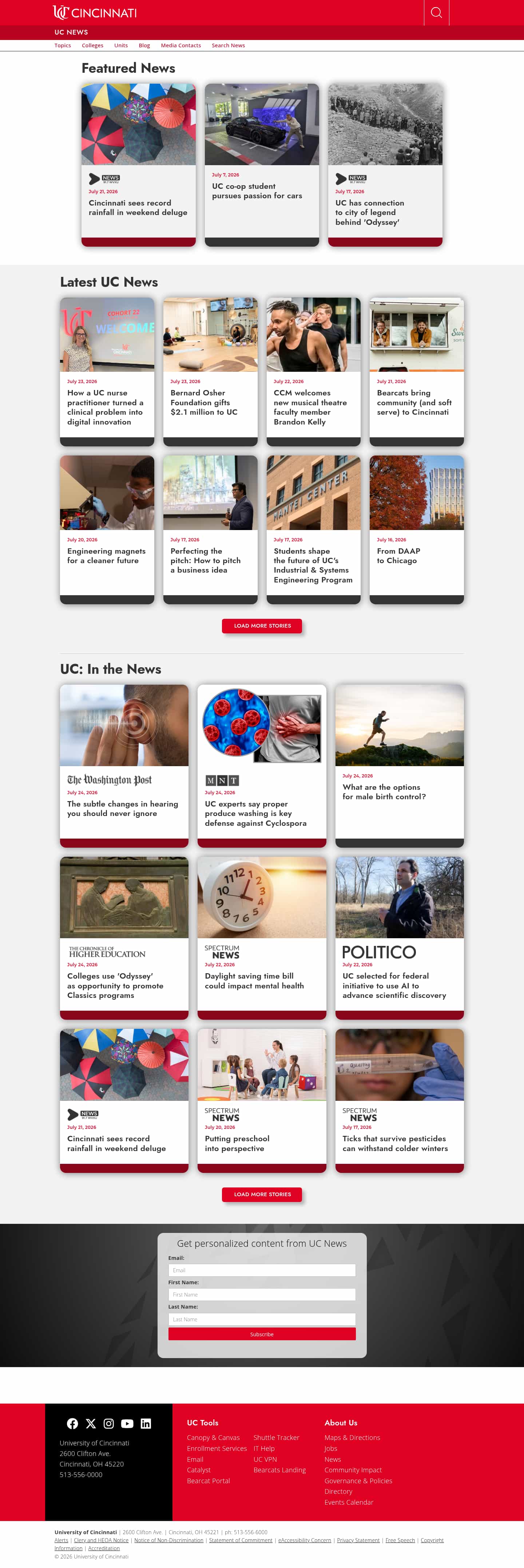 Latest website image capture