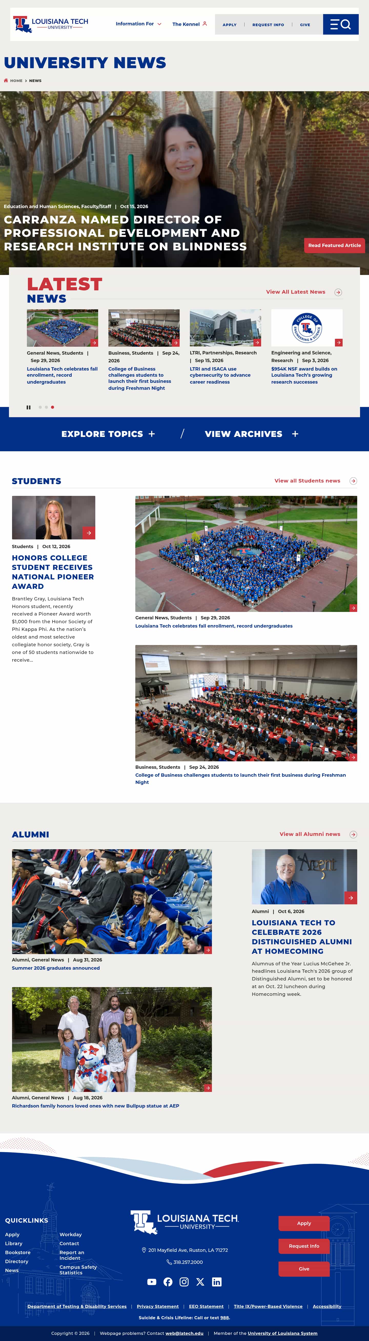Latest website image capture