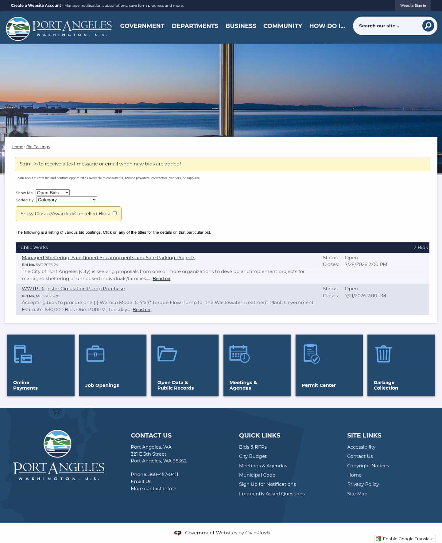 Latest website image capture