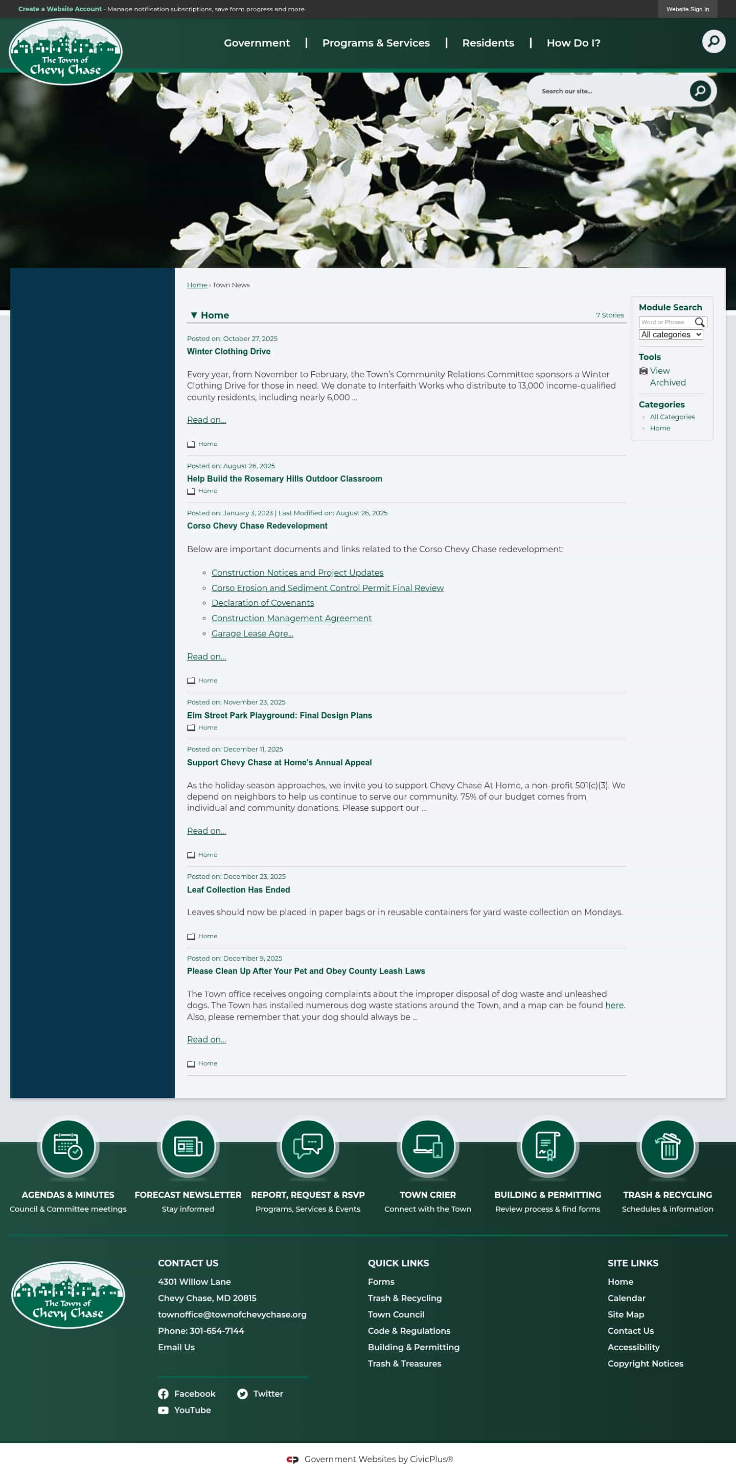 Latest website image capture