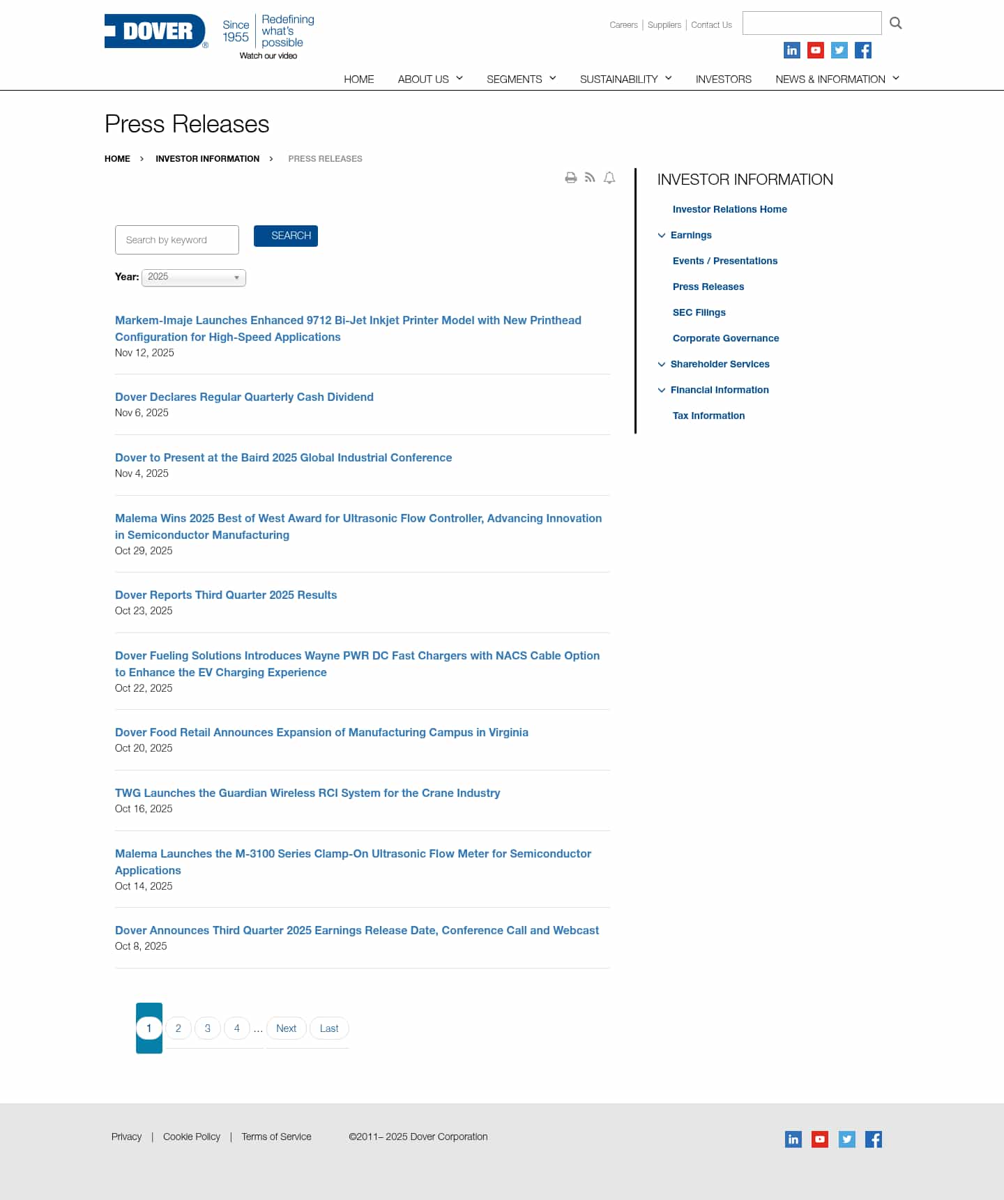 Latest website image capture