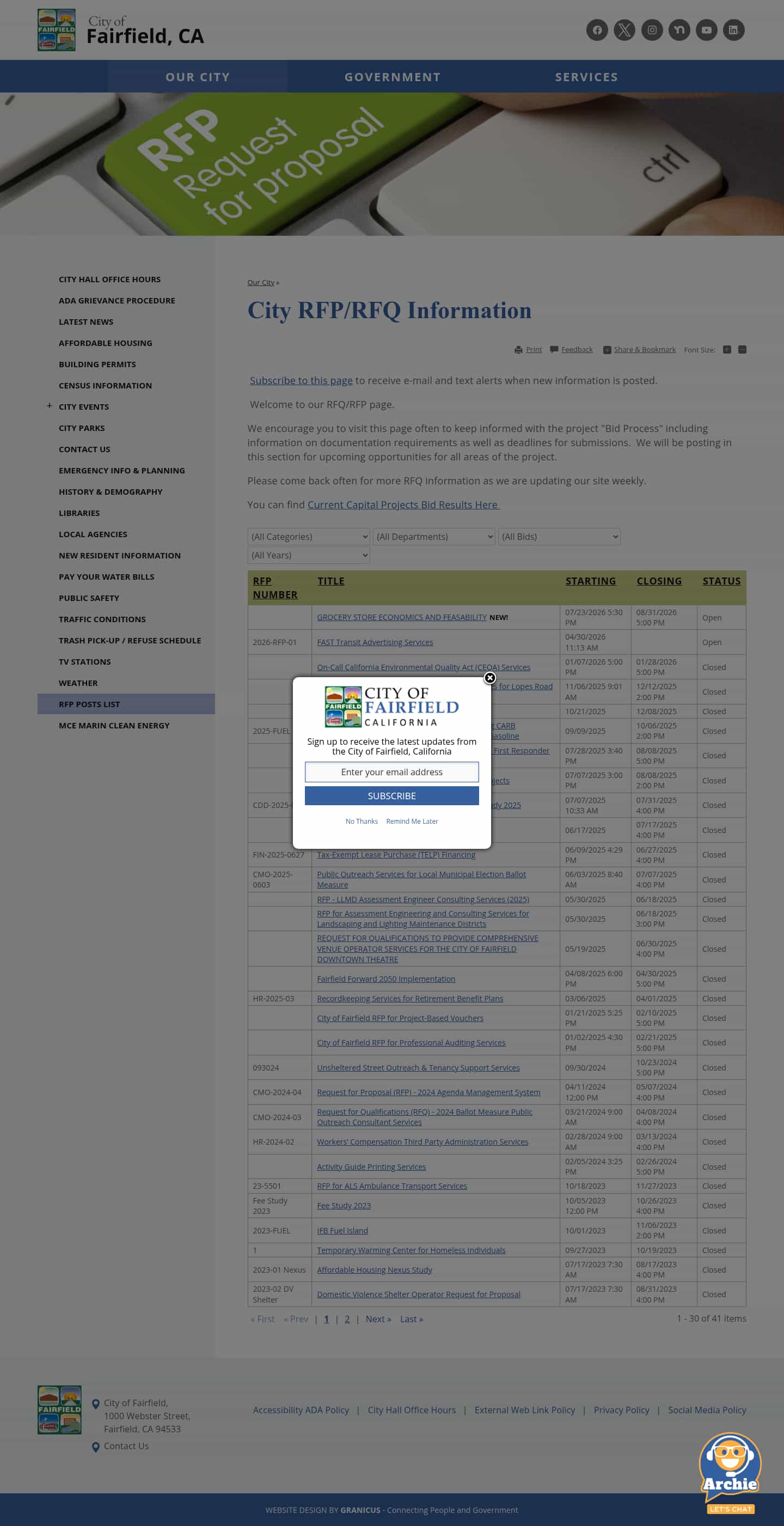 Latest website image capture