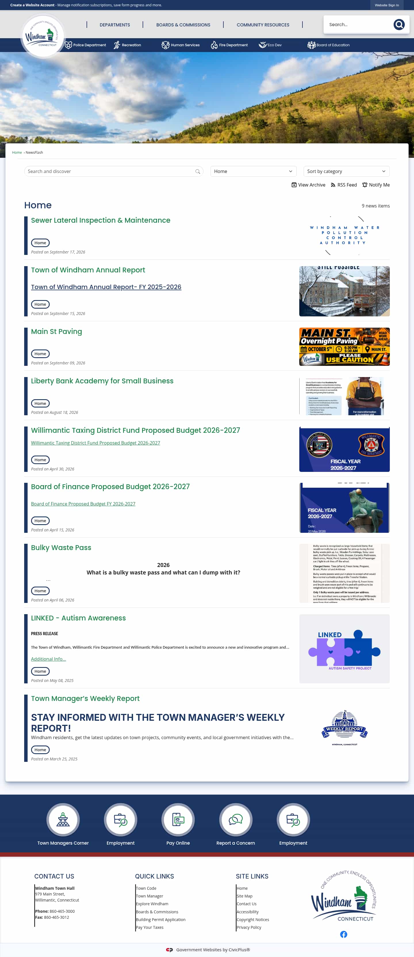 Latest website image capture