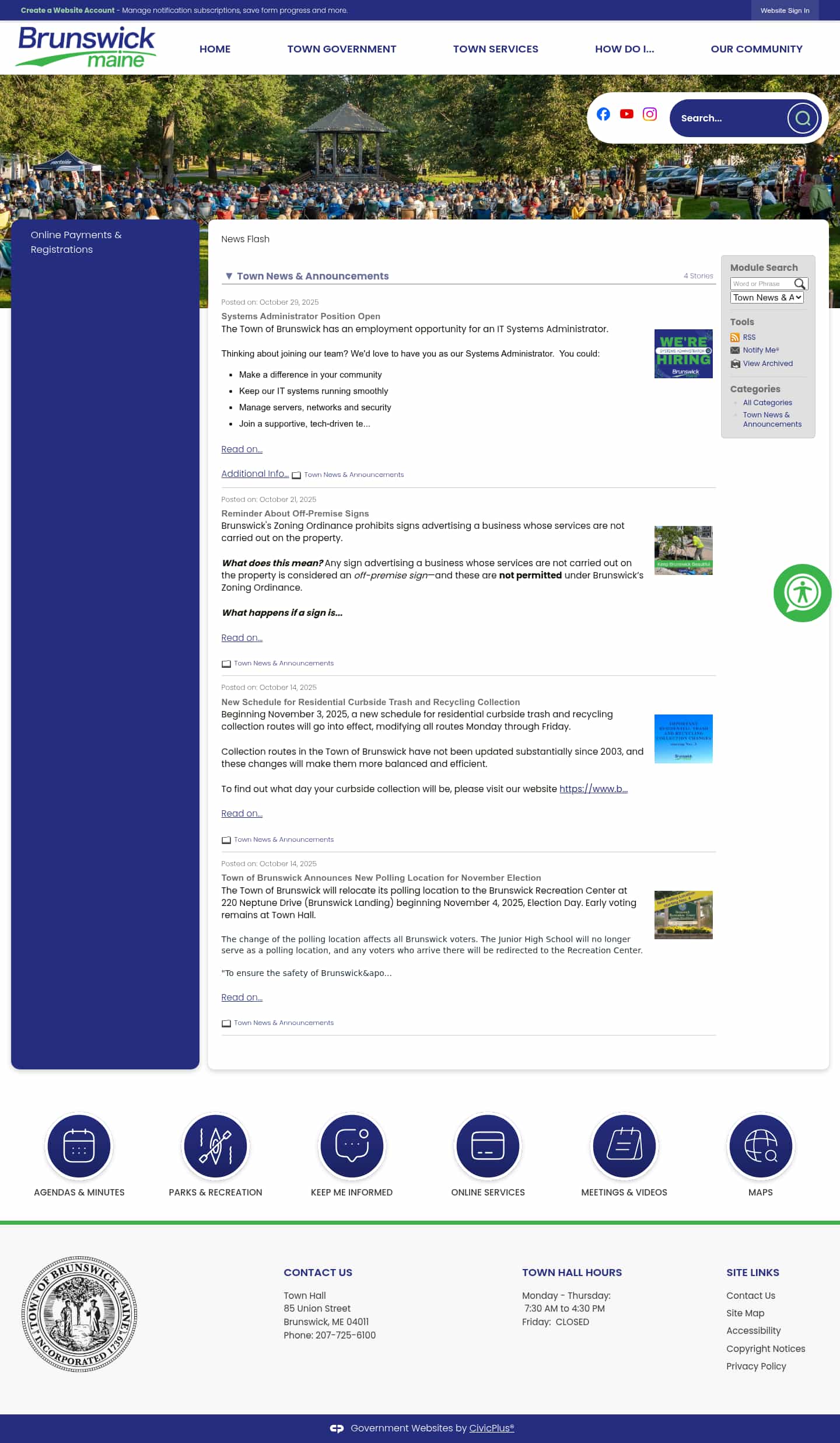 Latest website image capture