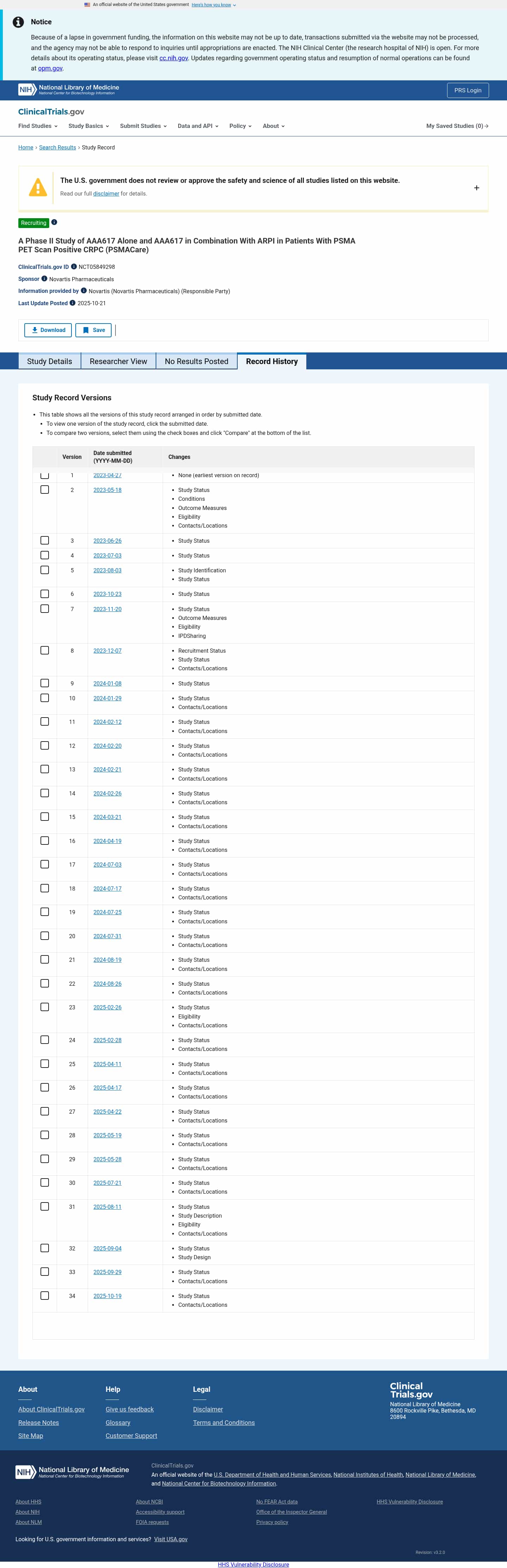 Latest website image capture