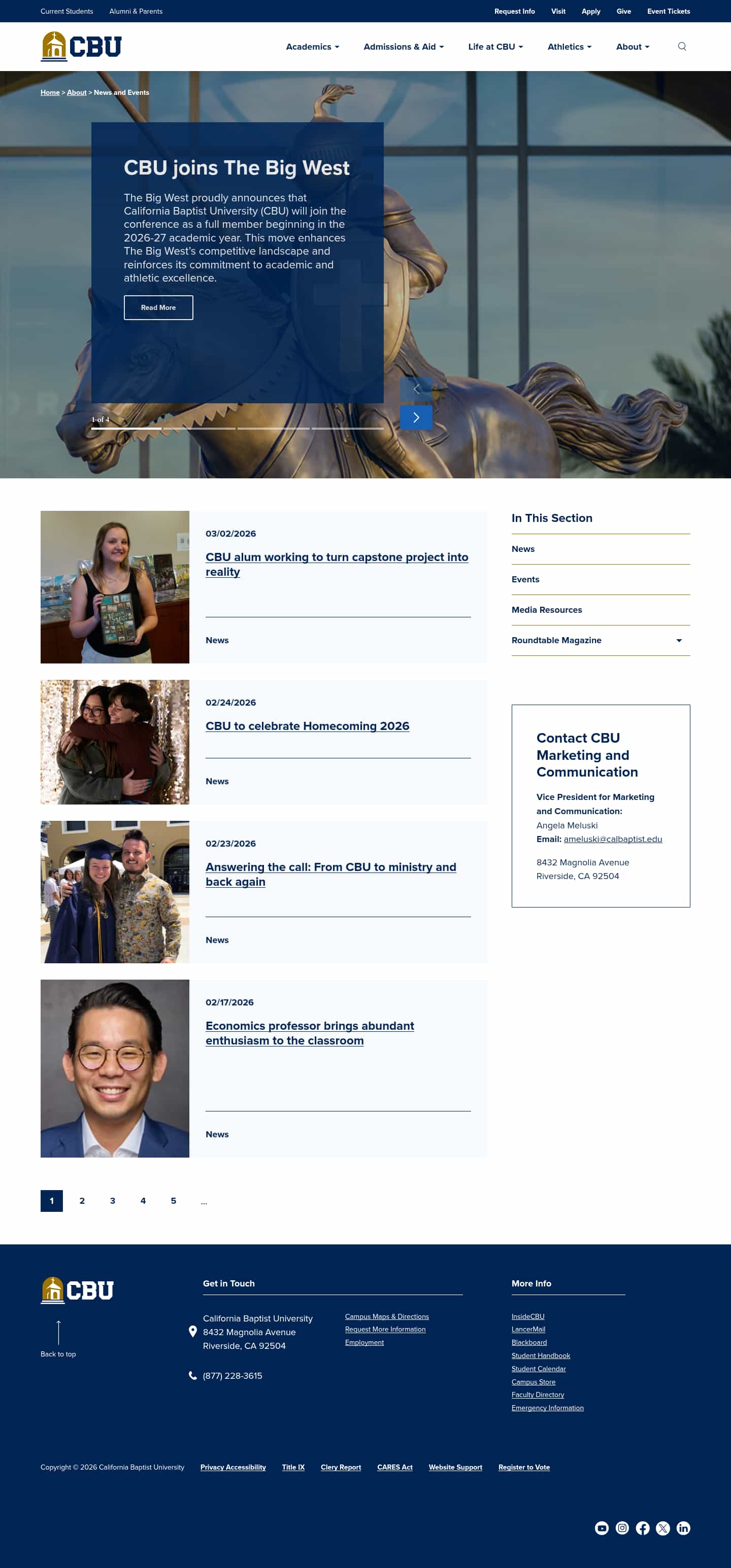 Latest website image capture