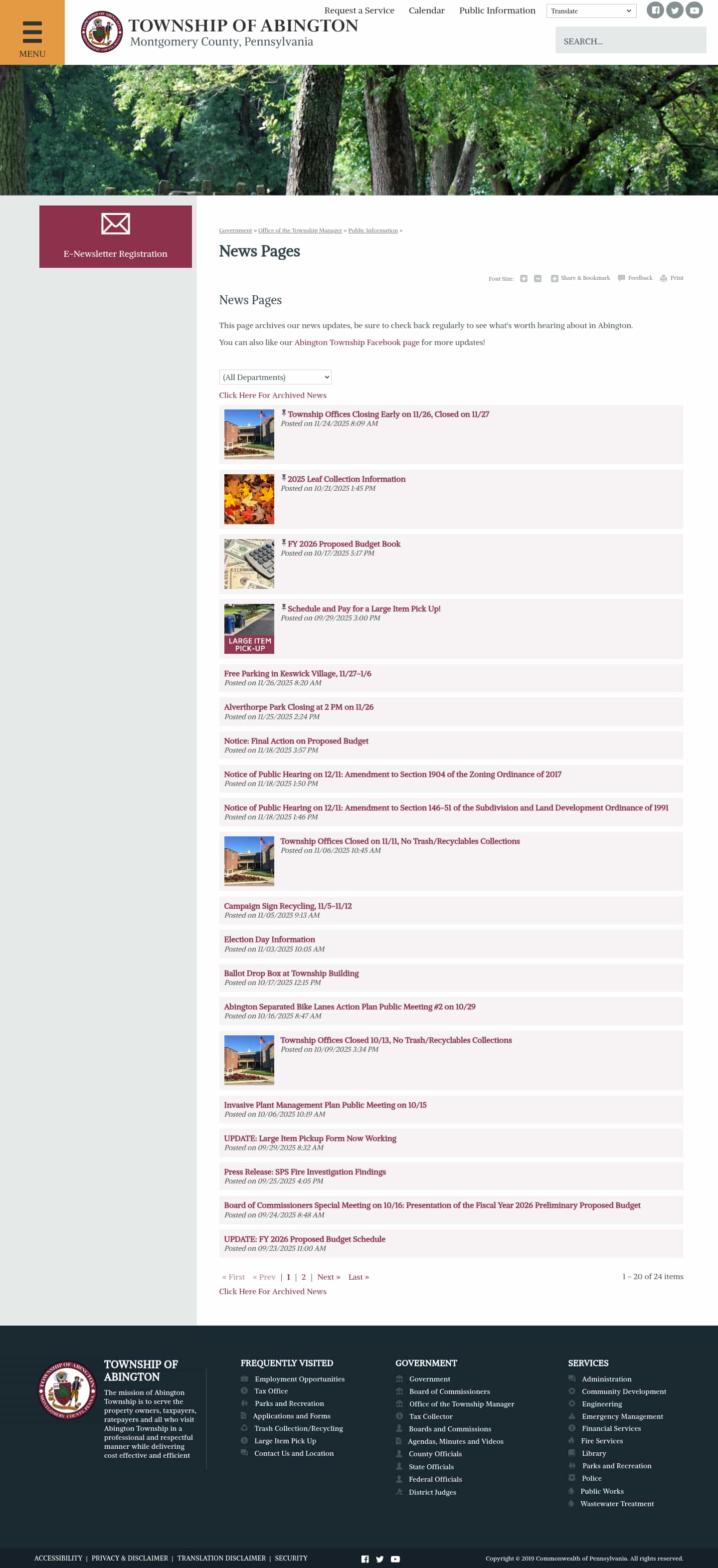 Latest website image capture