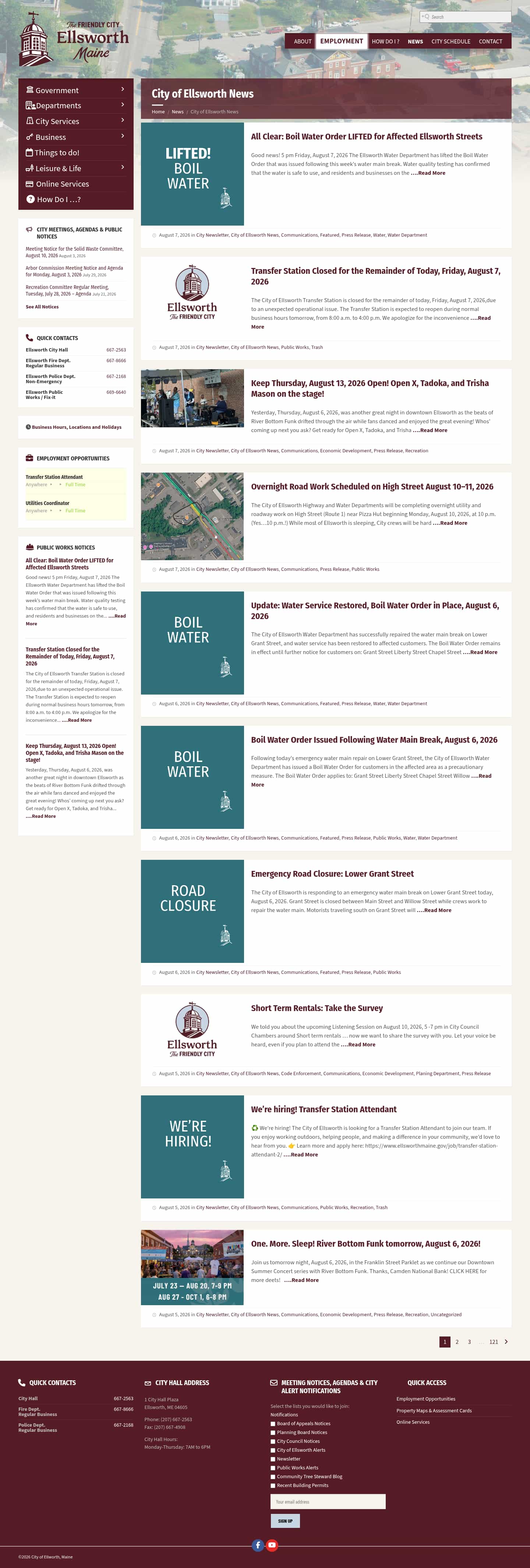 Latest website image capture