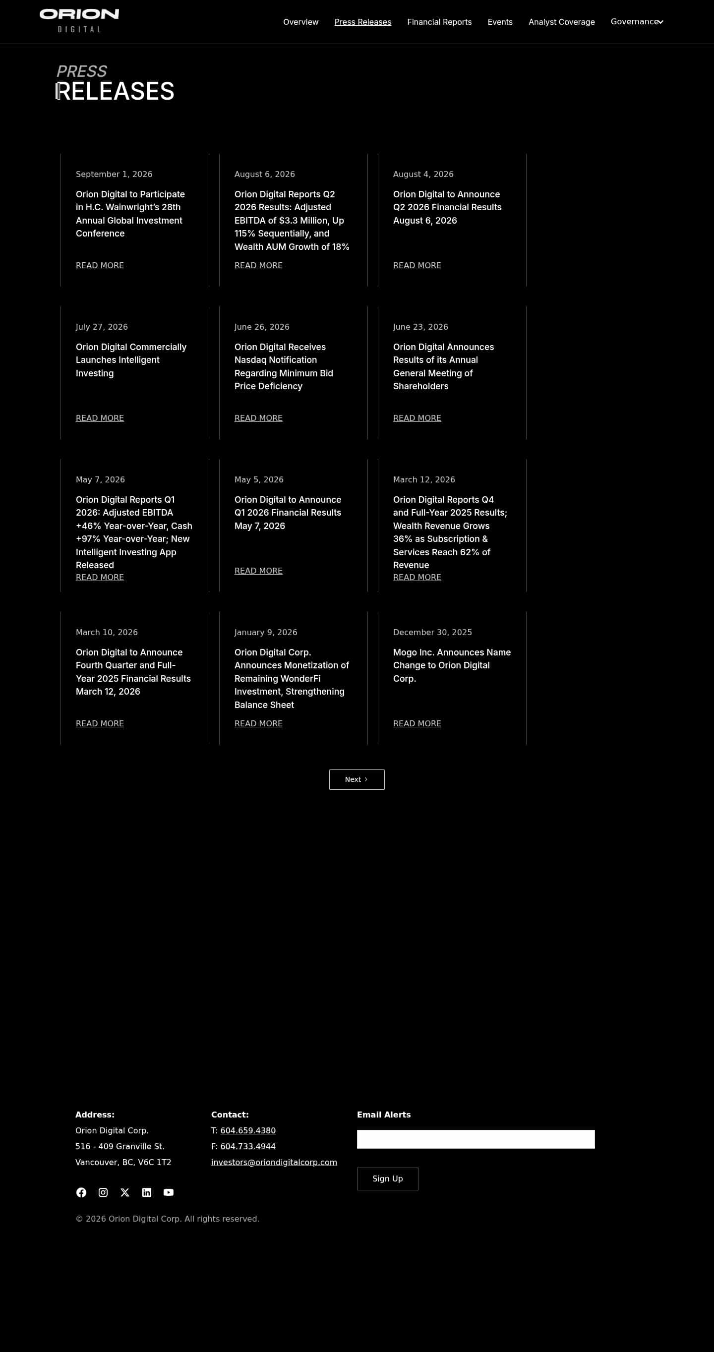 Latest website image capture