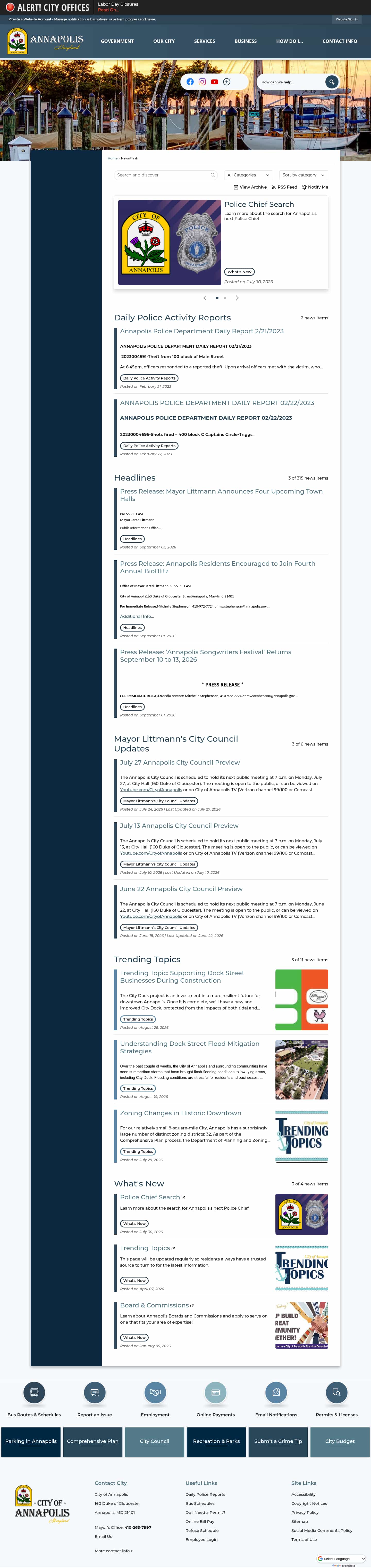 Latest website image capture