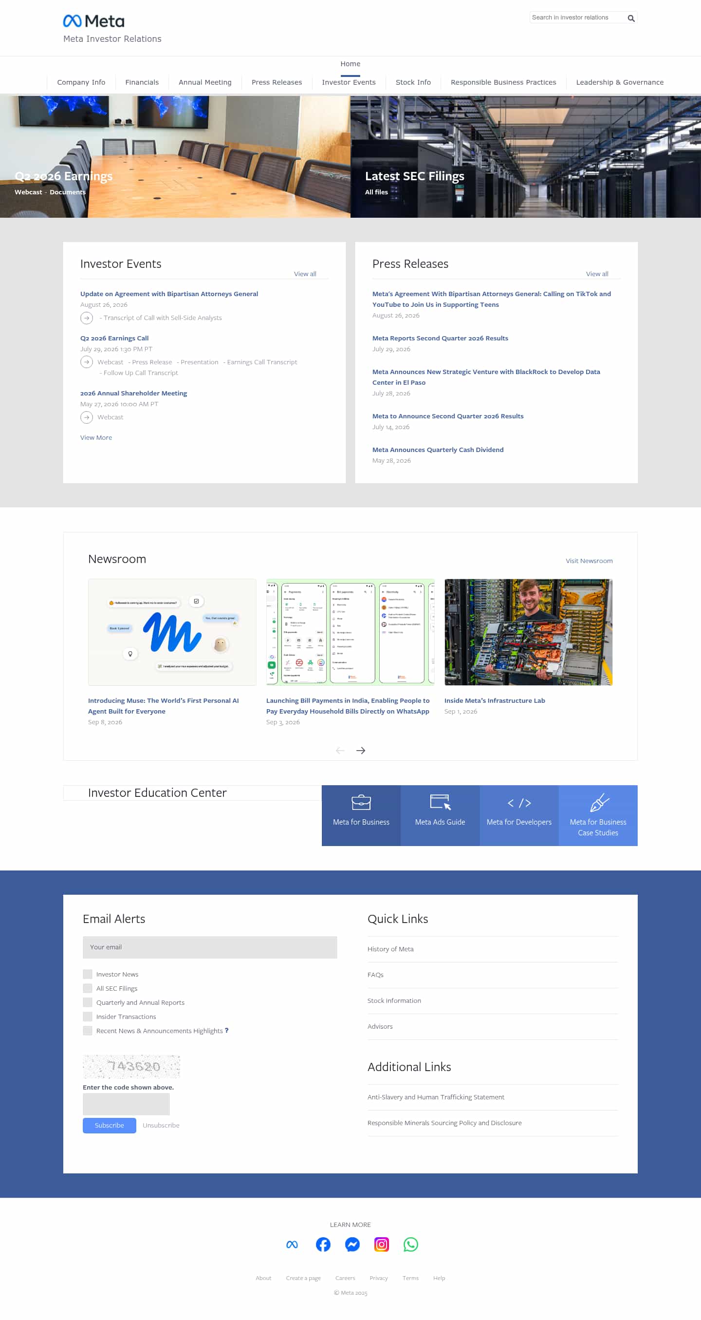 Latest website image capture