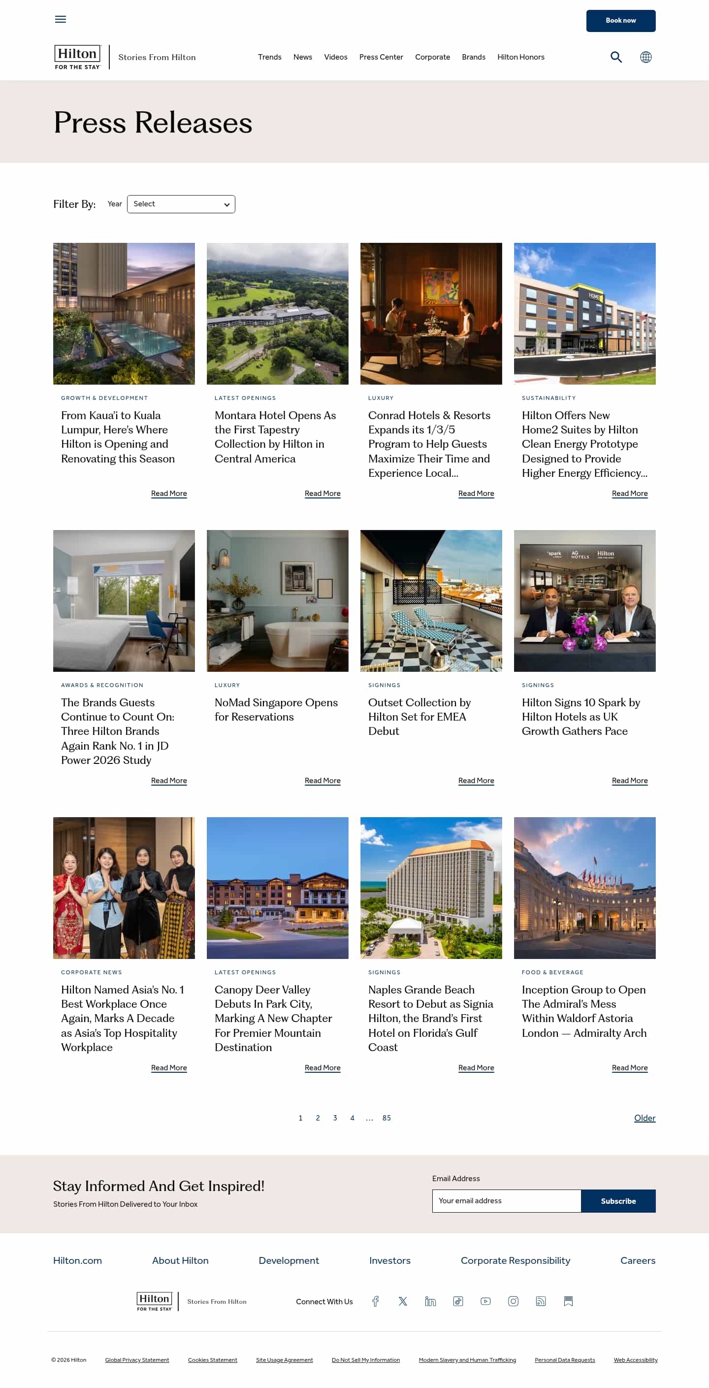 Latest website image capture
