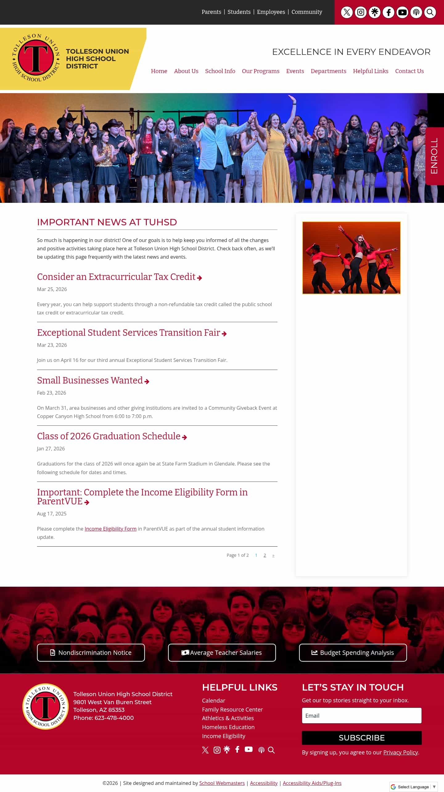 Latest website image capture