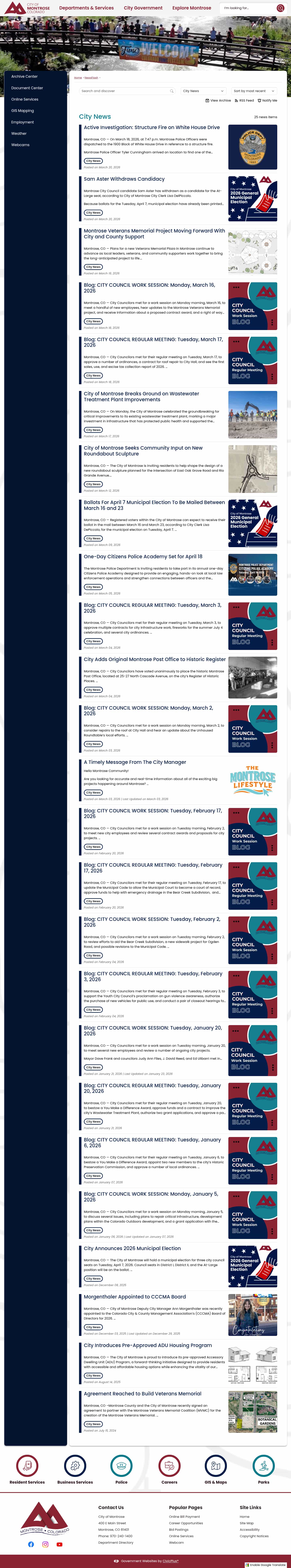 Latest website image capture