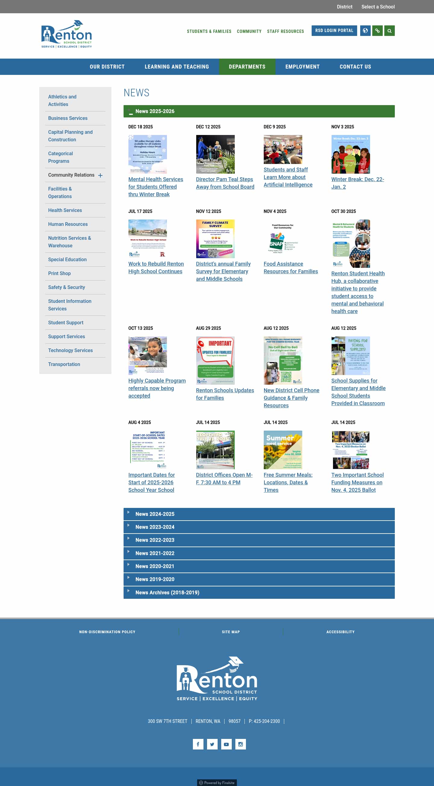 Latest website image capture