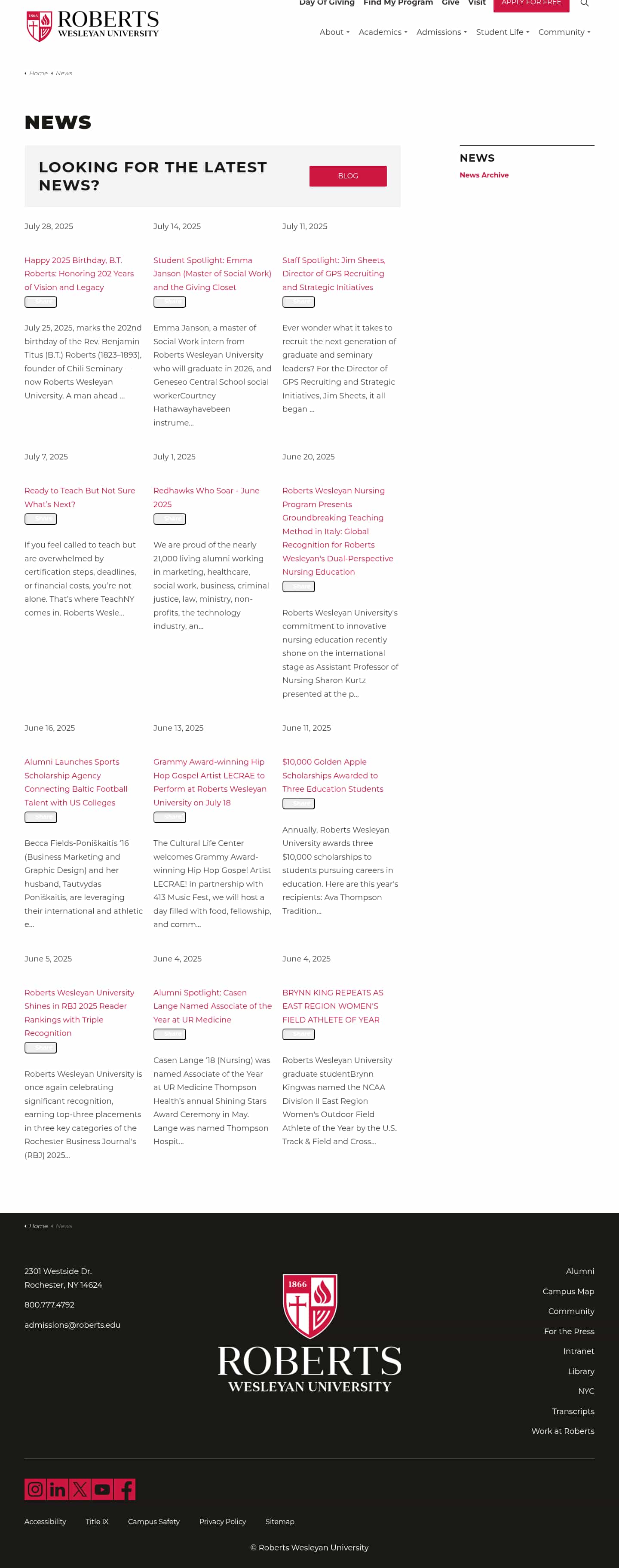 Latest website image capture