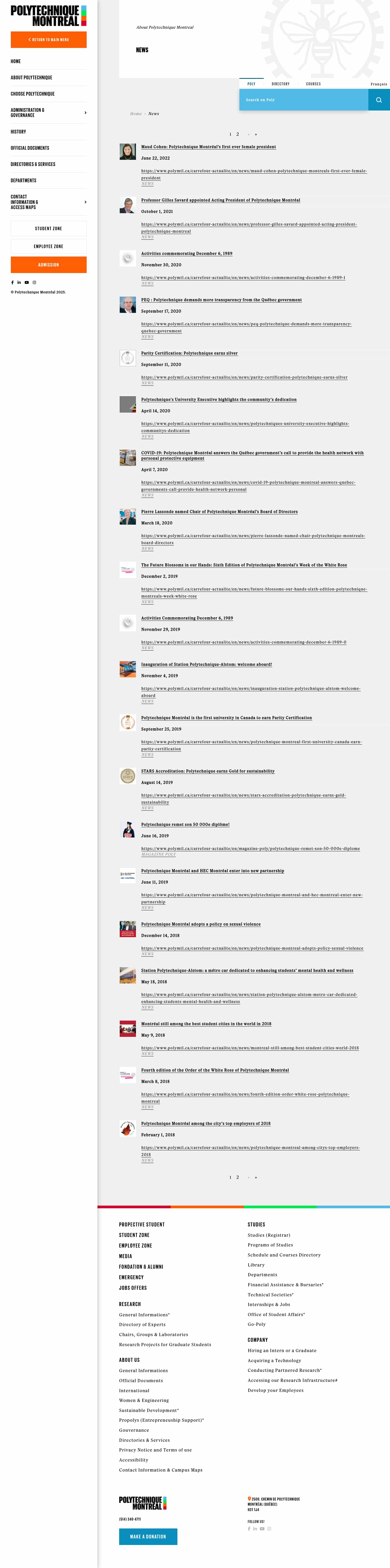 Latest website image capture