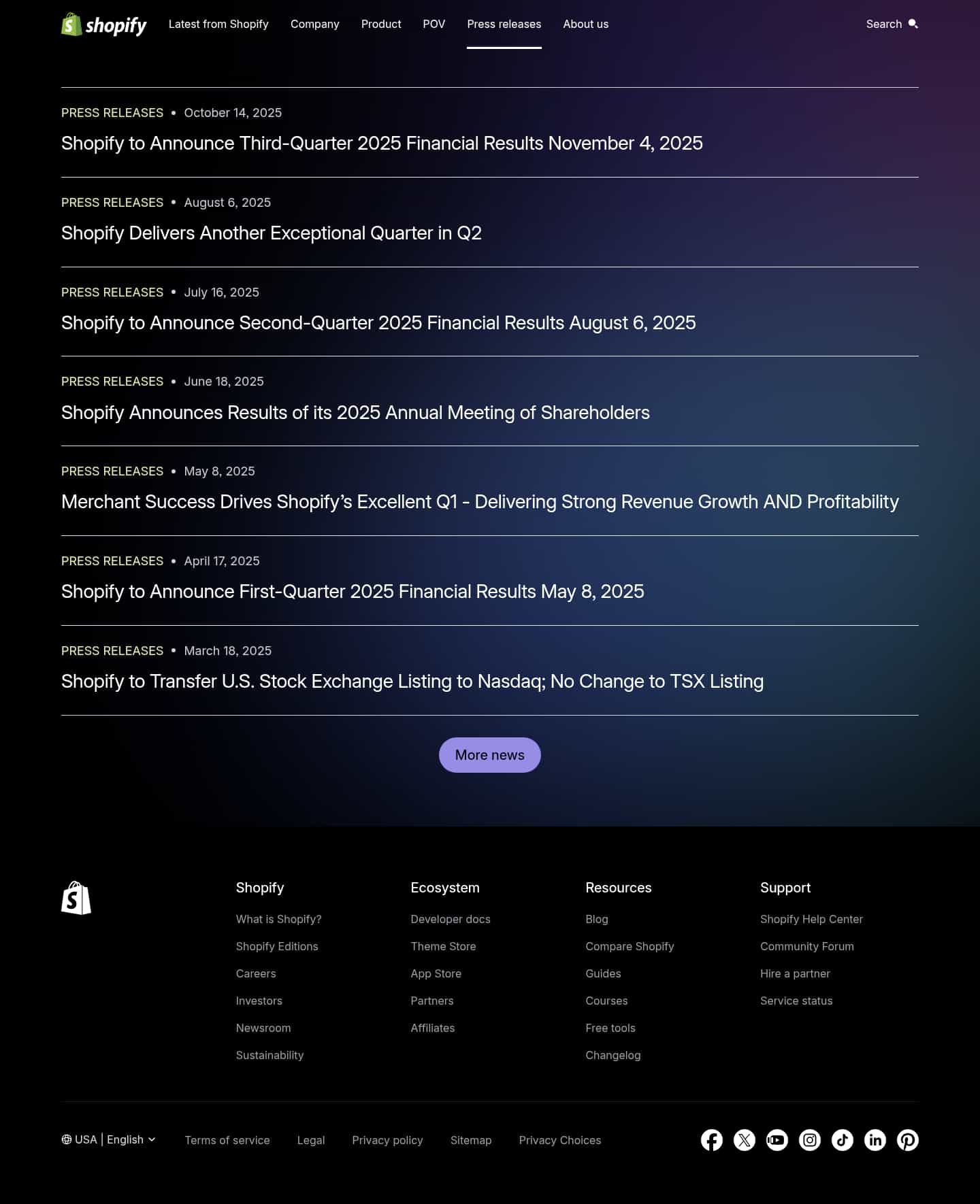 Latest website image capture