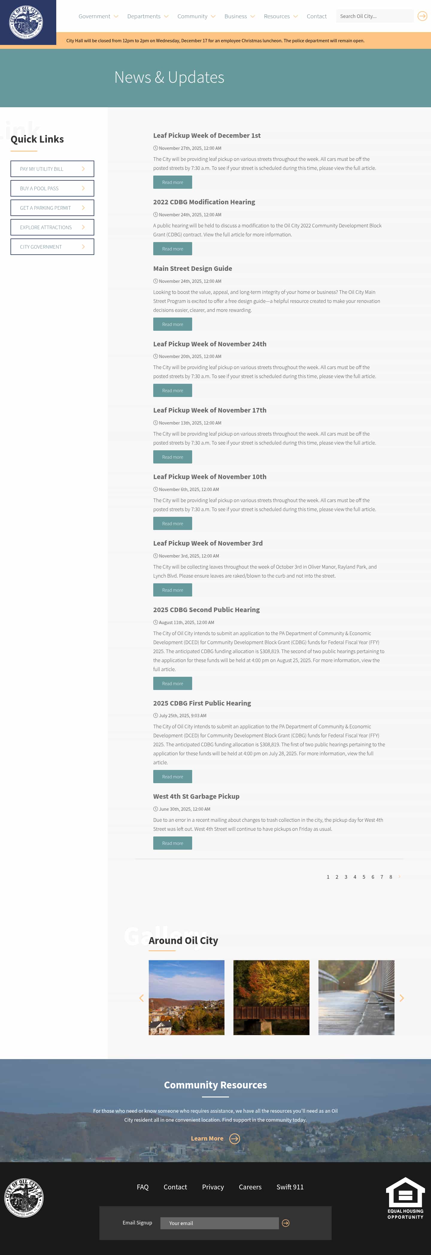 Latest website image capture