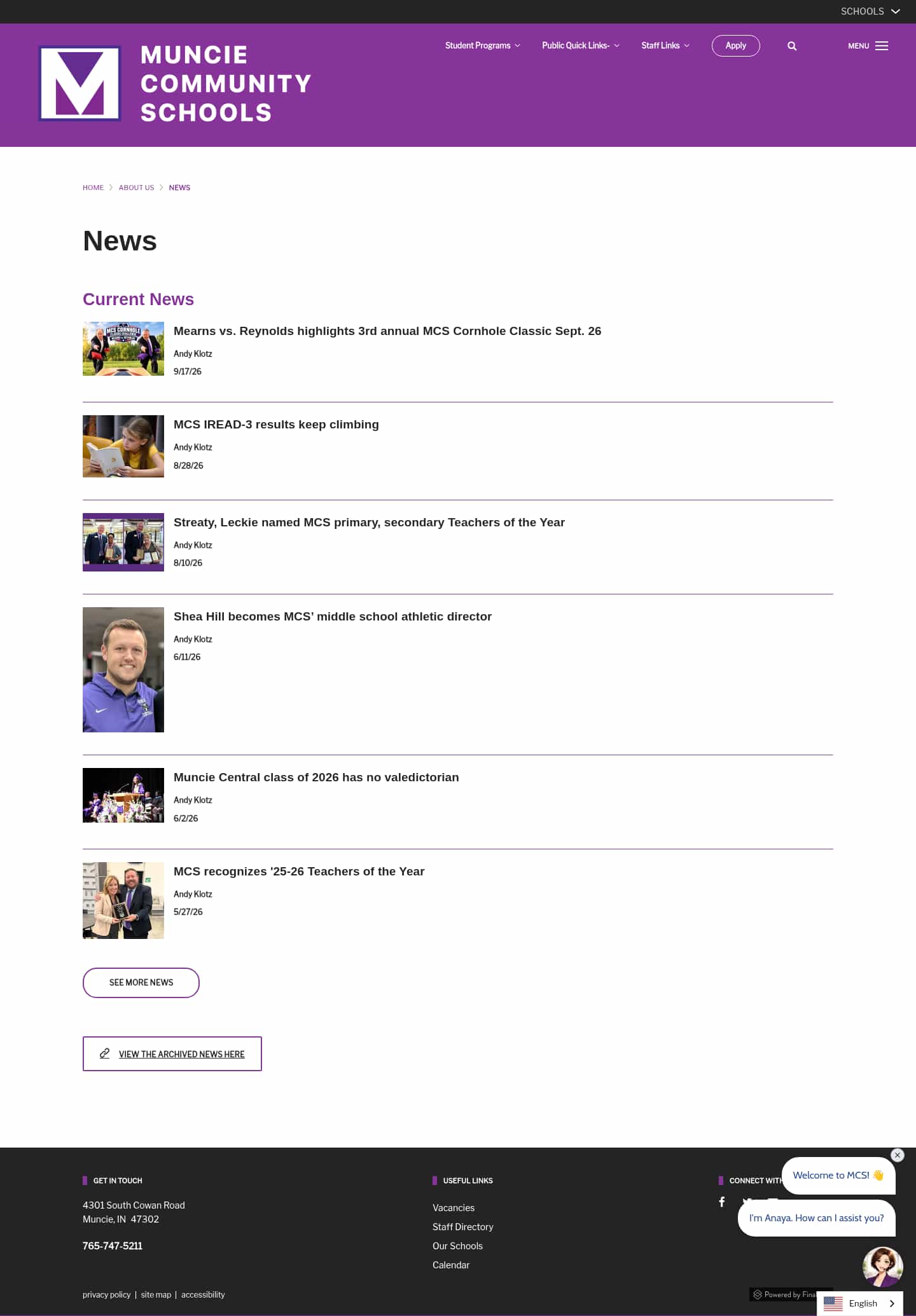 Latest website image capture