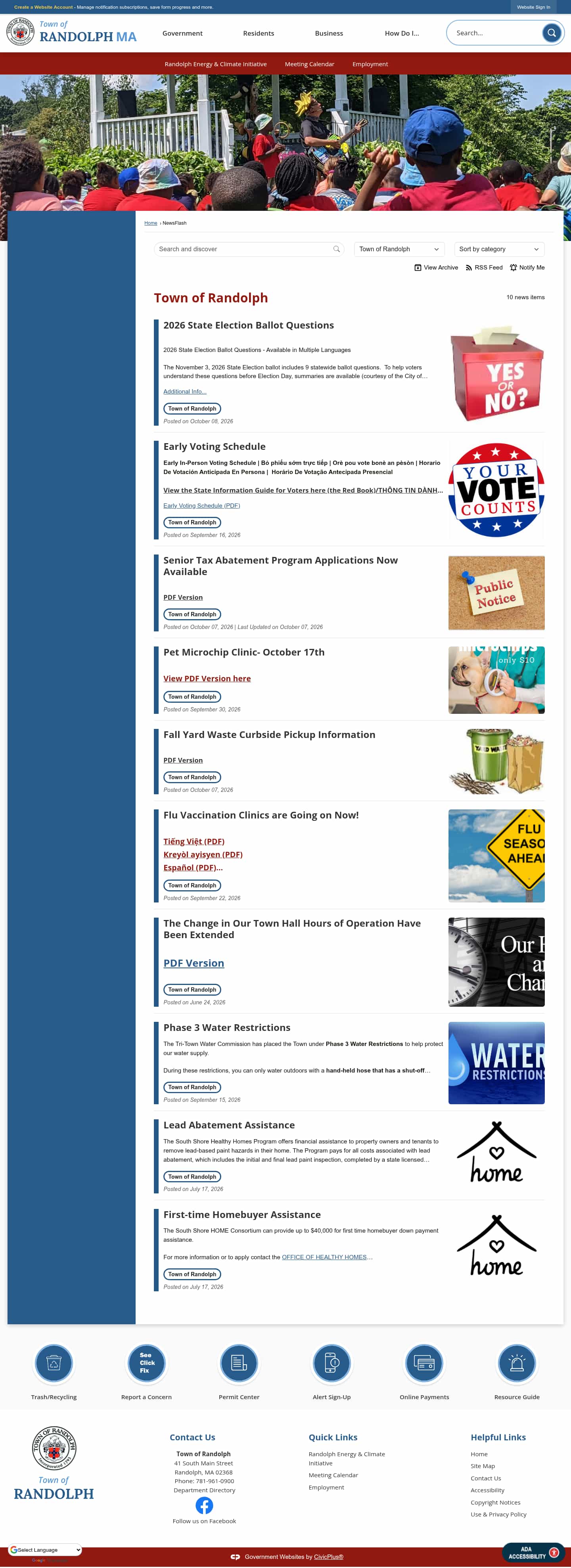Latest website image capture