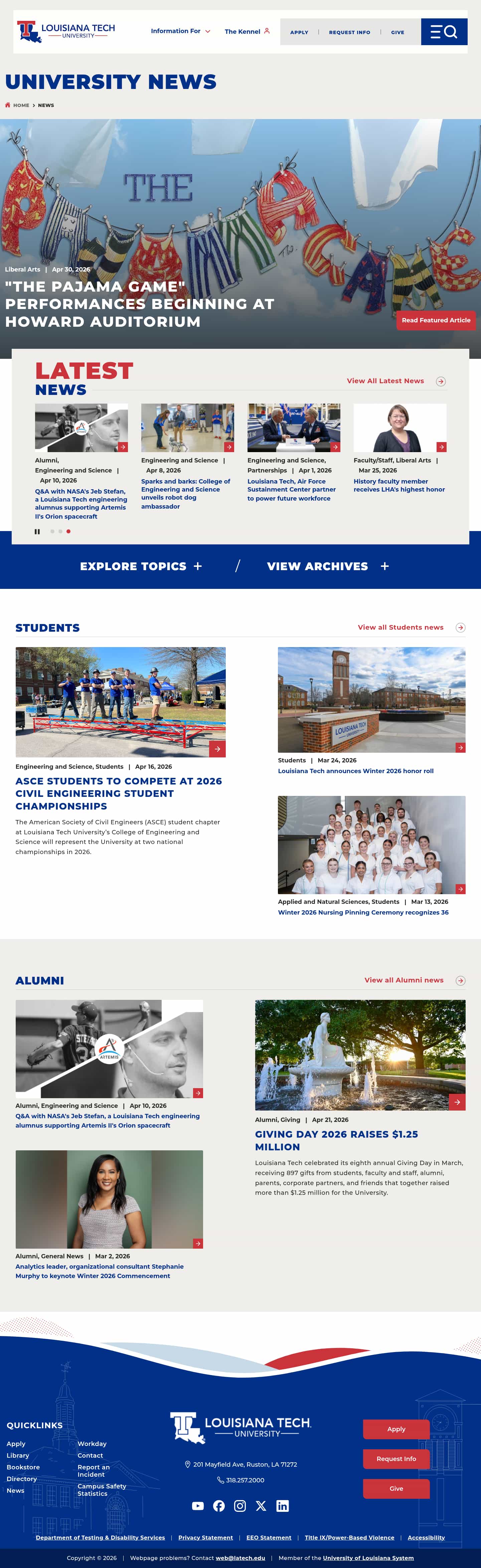 Latest website image capture