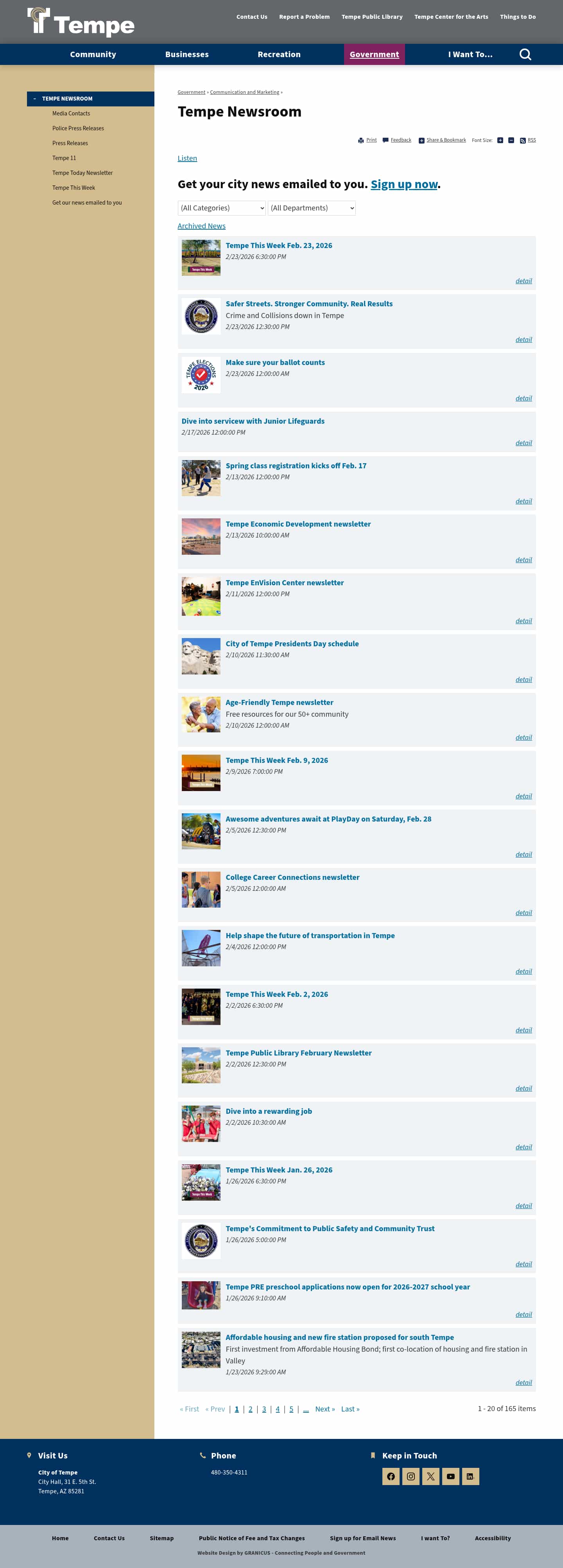 Latest website image capture