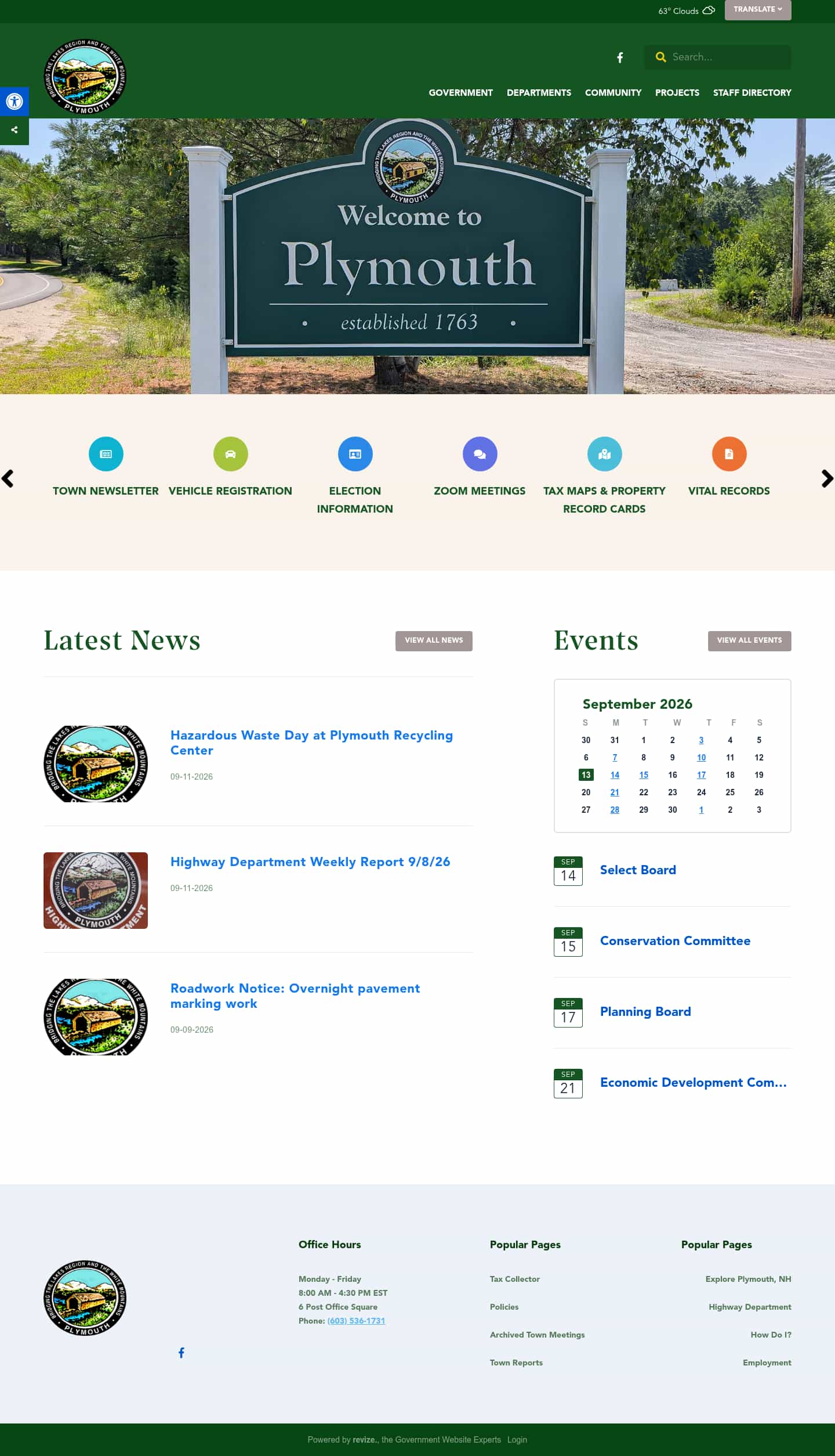 Latest website image capture