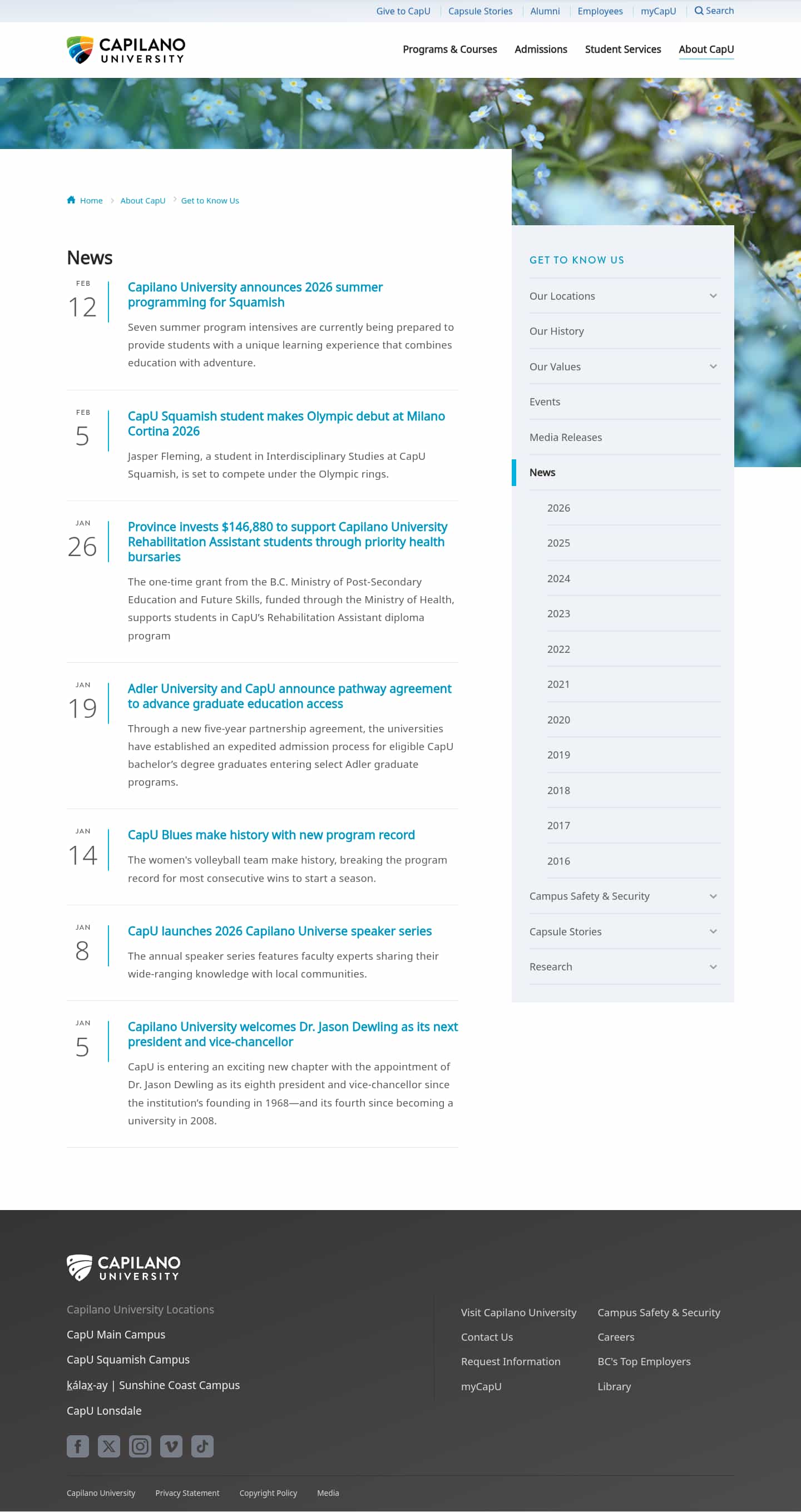 Latest website image capture