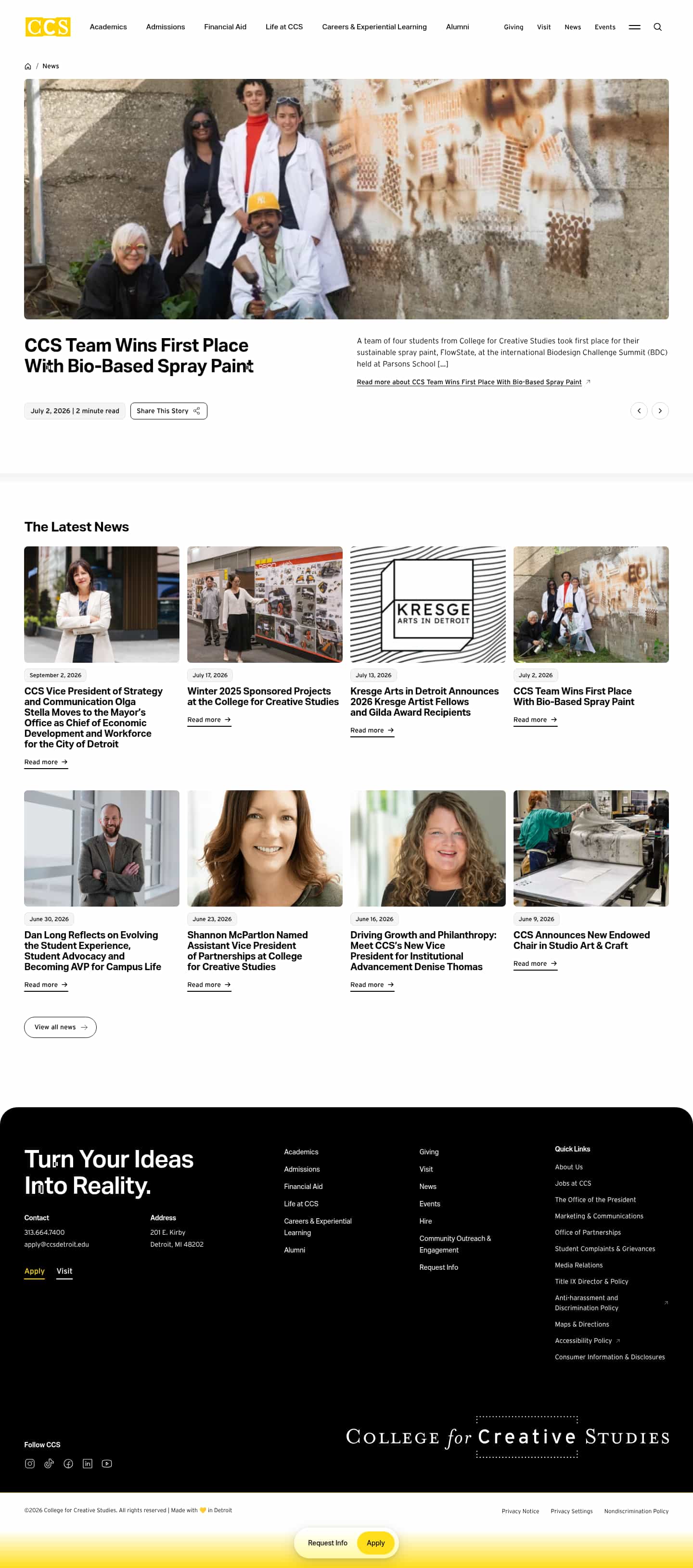 Latest website image capture