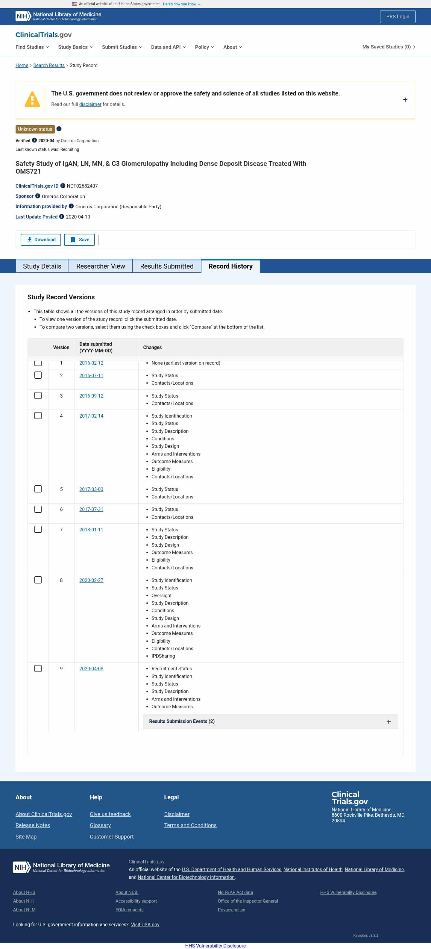 Latest website image capture