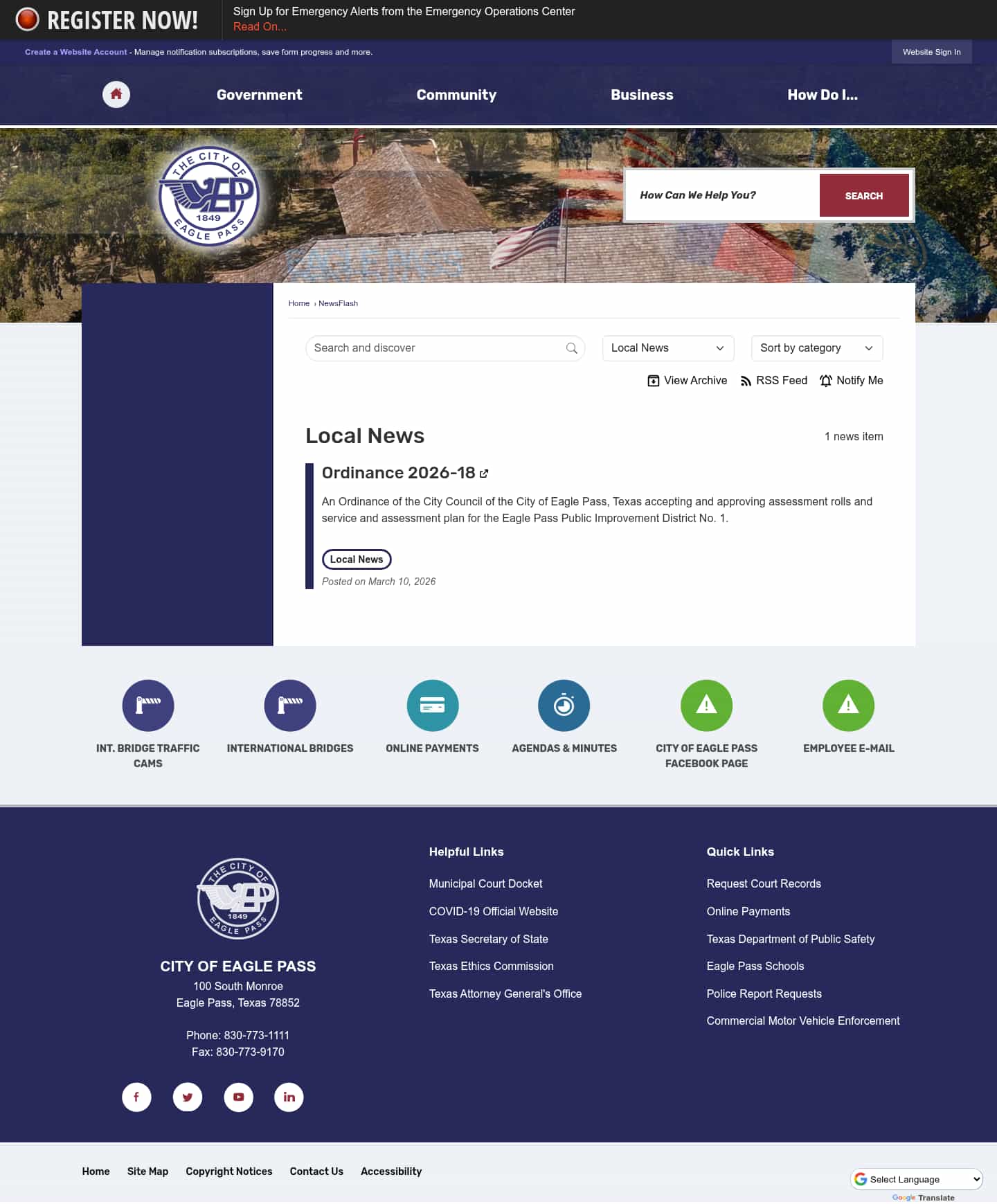 Latest website image capture