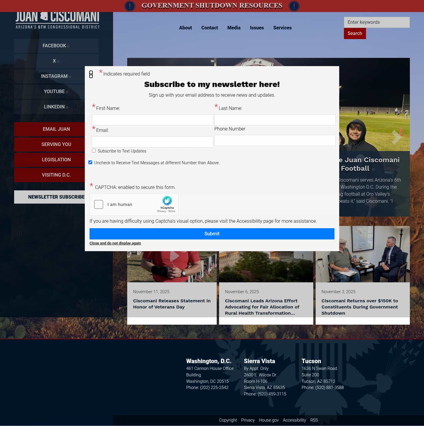 Latest website image capture