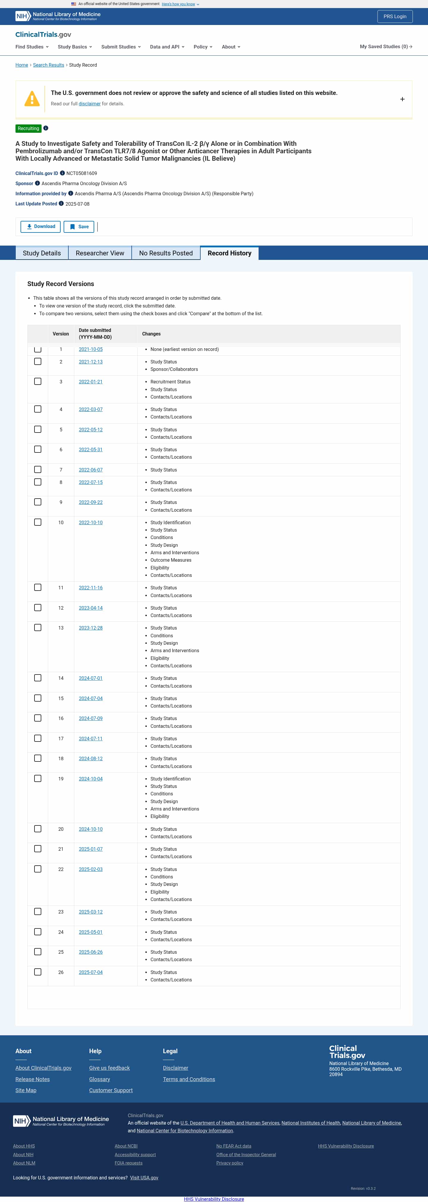 Latest website image capture
