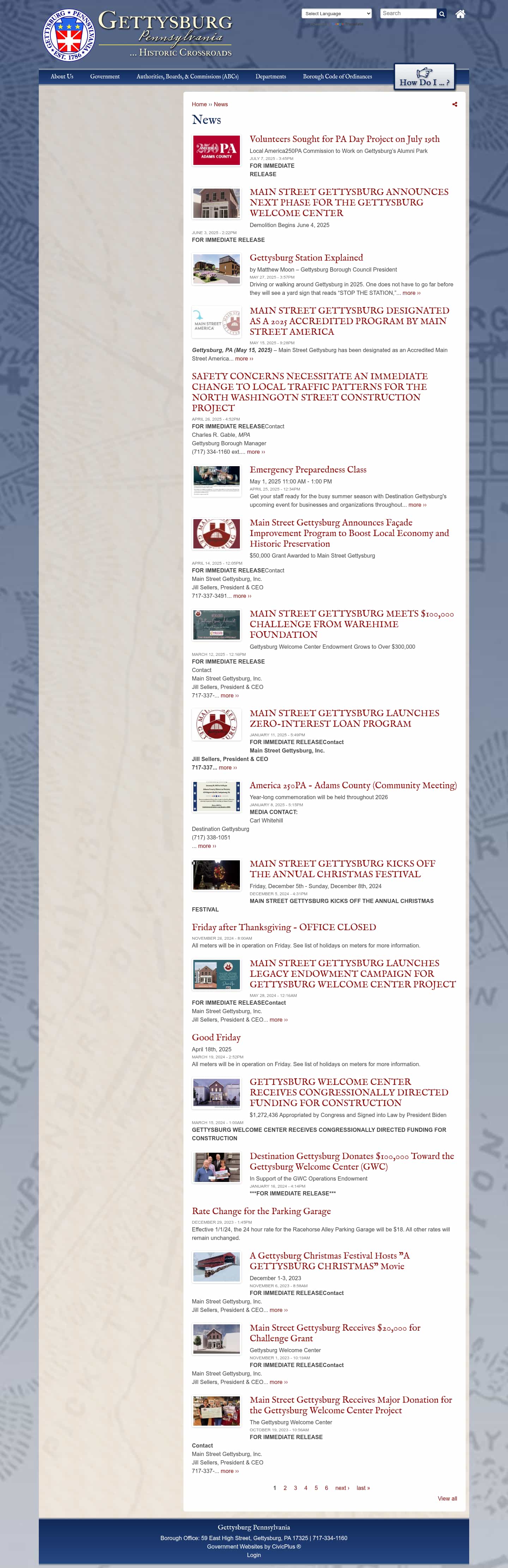 Latest website image capture