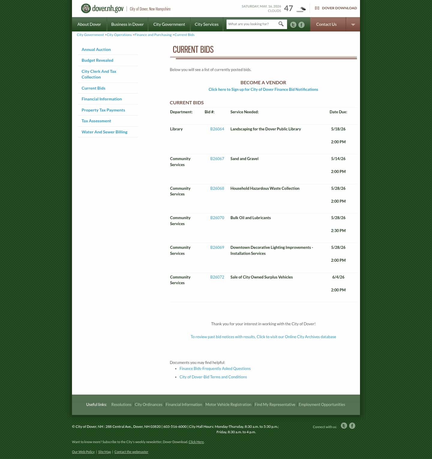 Latest website image capture