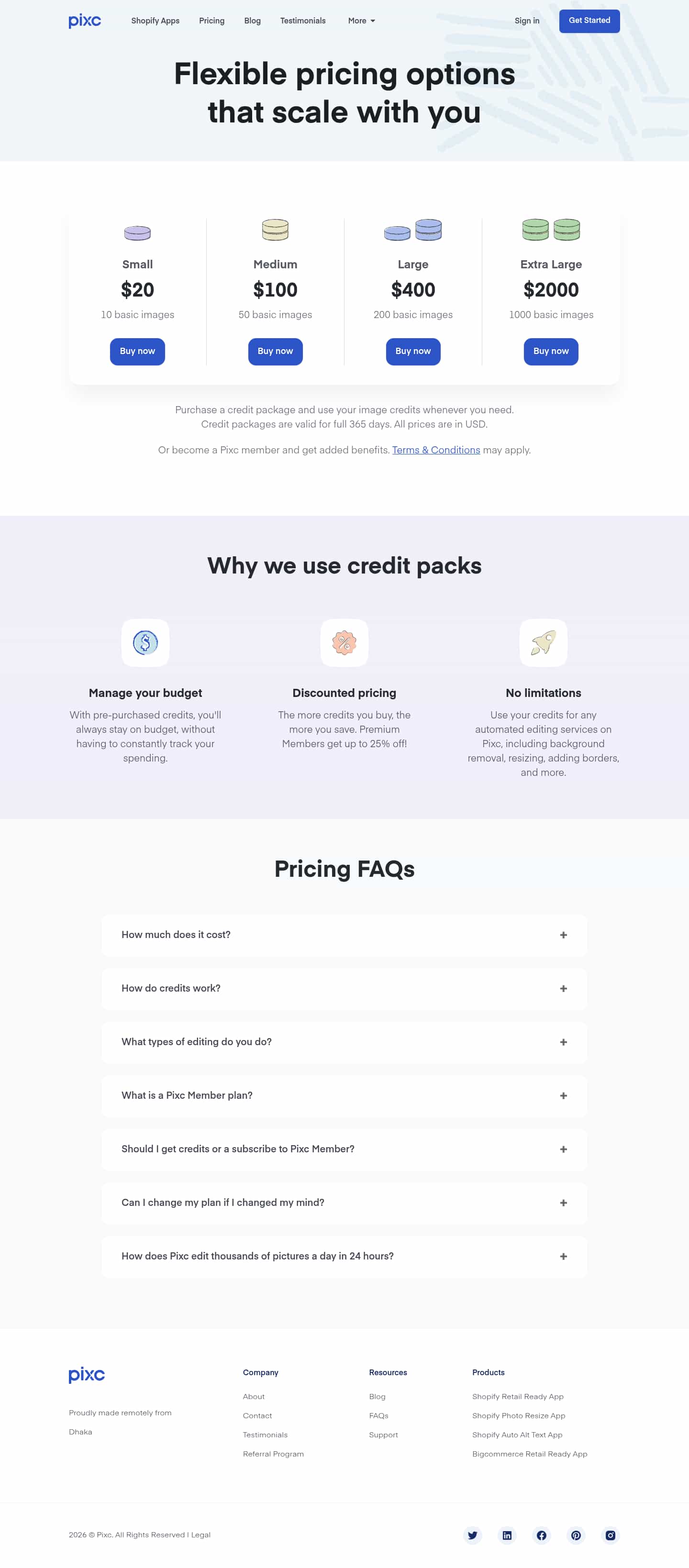 Latest website image capture
